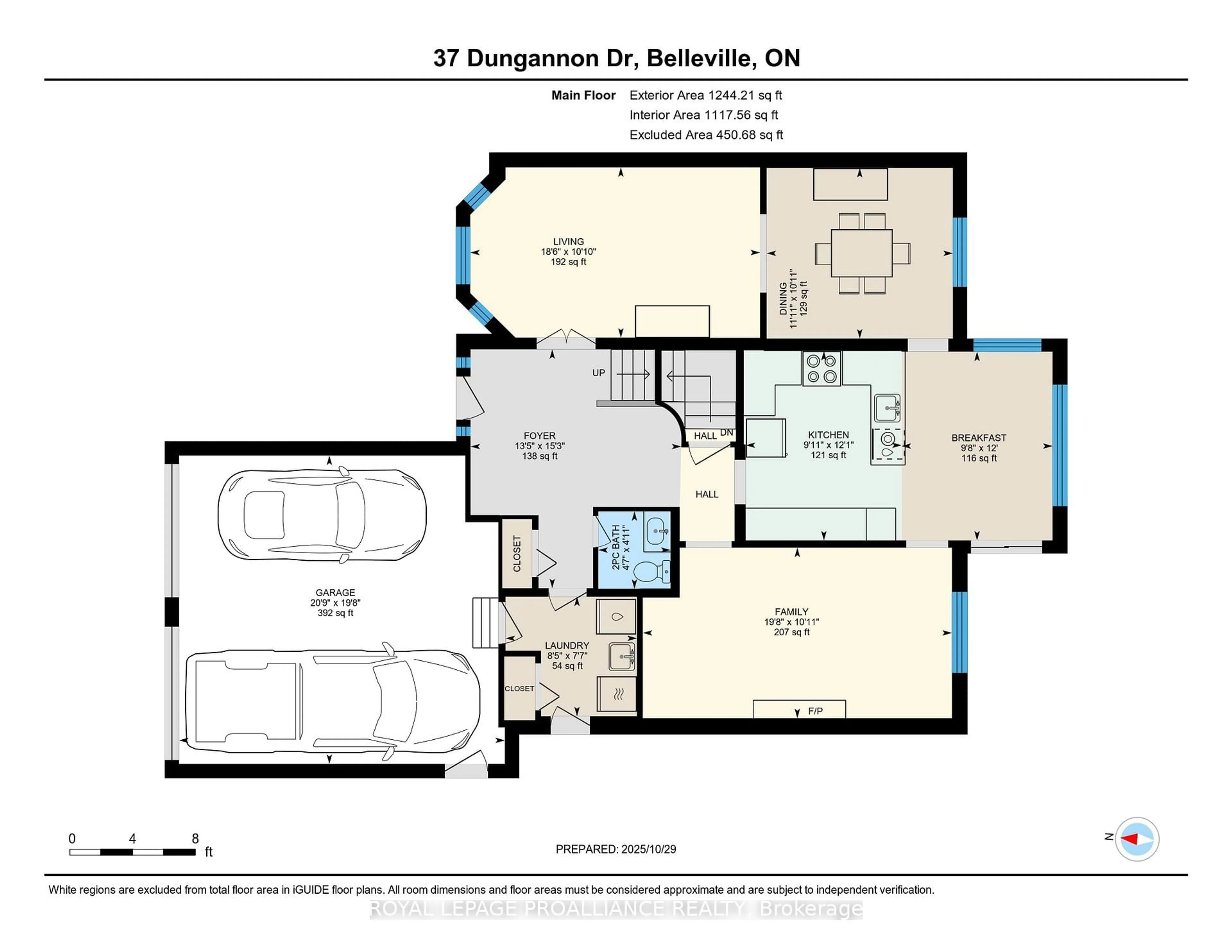 Floor plan for 37 Dungannon Dr, Belleville Ontario K8P 5E7