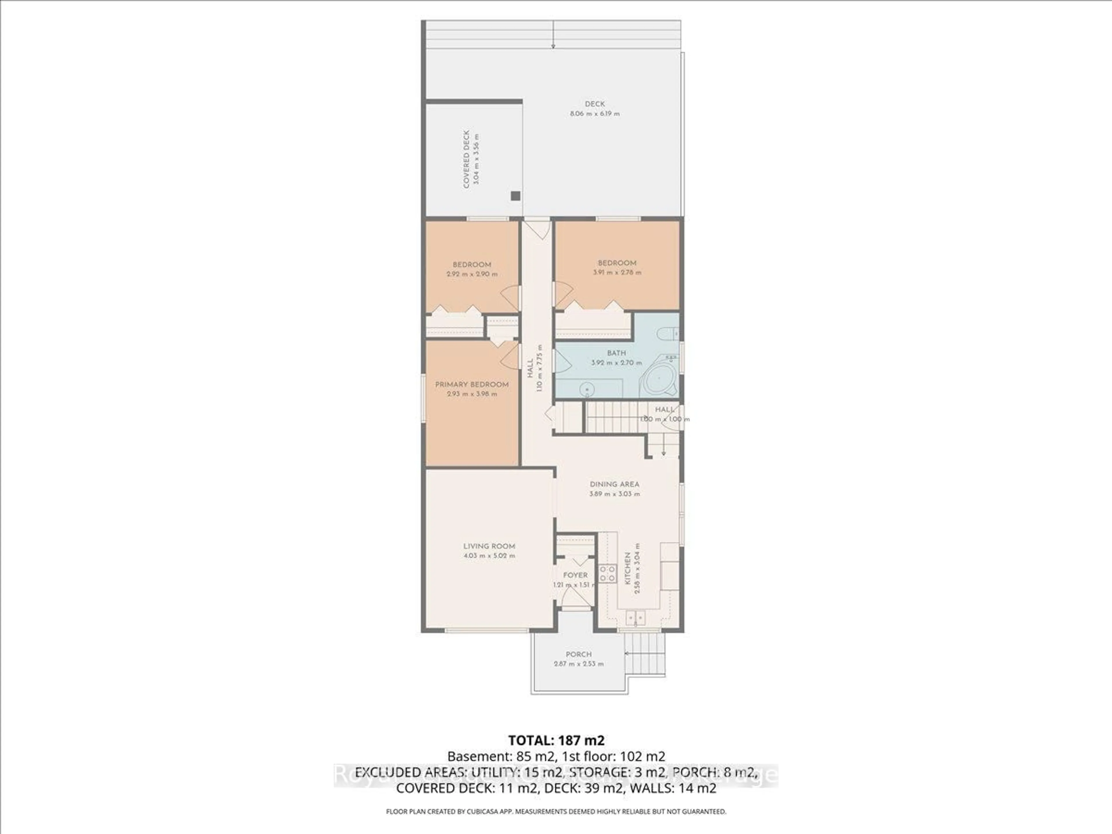 Floor plan for 601 17th Ave, Hanover Ontario N4N 3B1