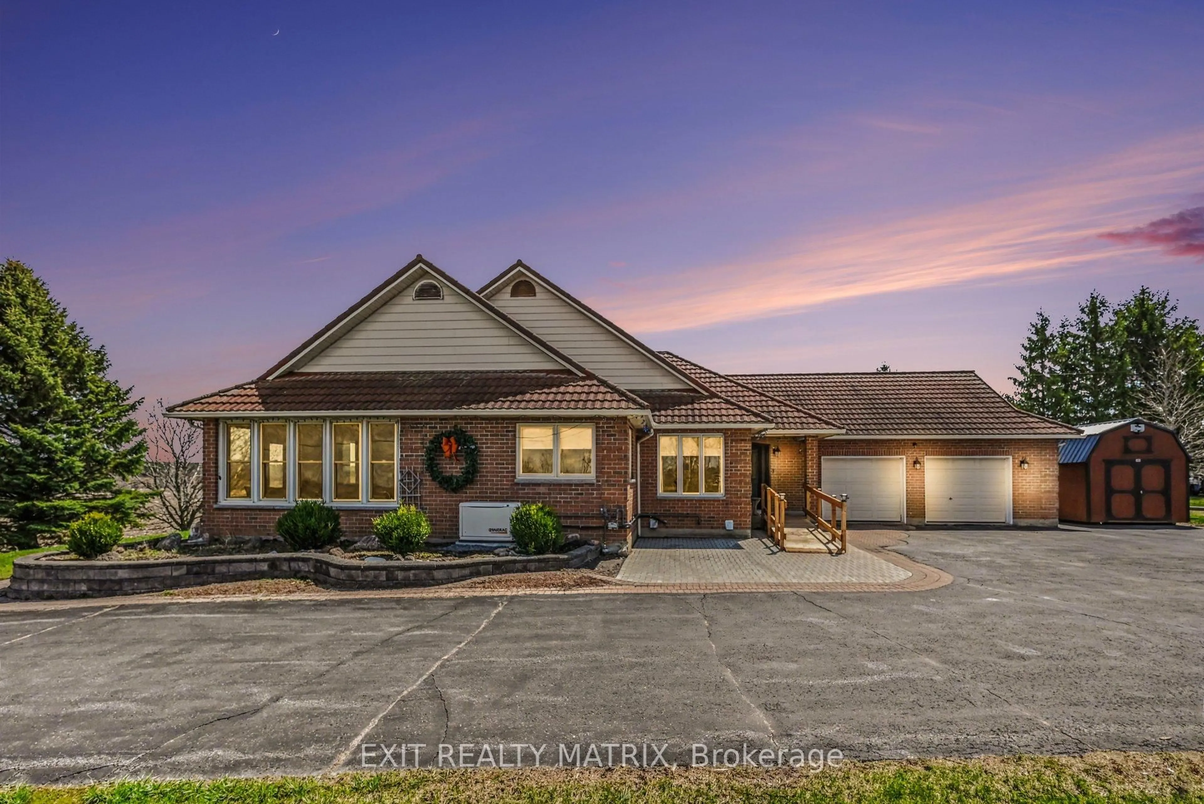 Home with brick exterior material, street for 14676 County 43 Rd, North Stormont Ontario K0C 1K0