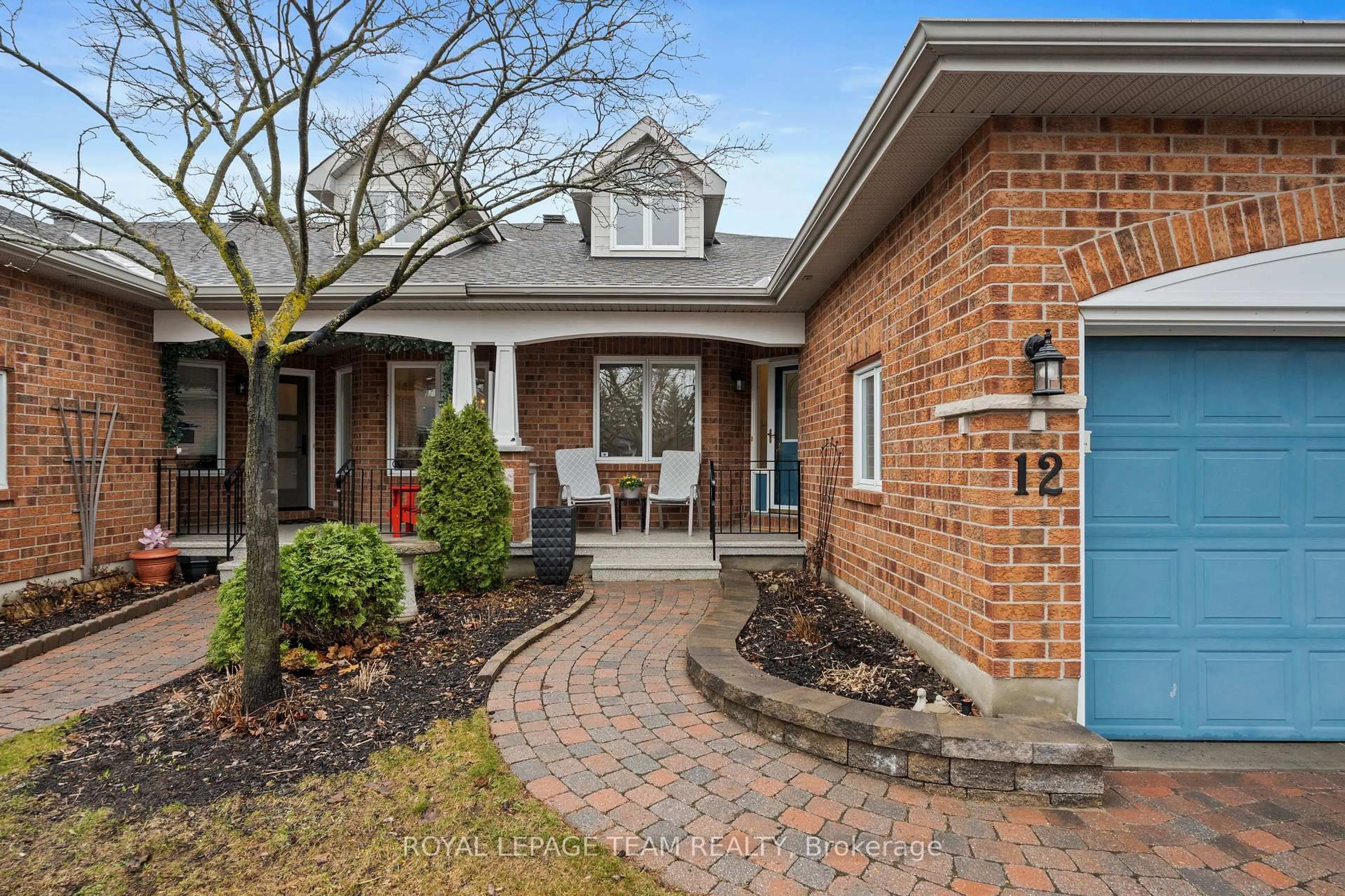 Home with brick exterior material, street for 12 Coulson Crt, Kanata Ontario K2K 2X8