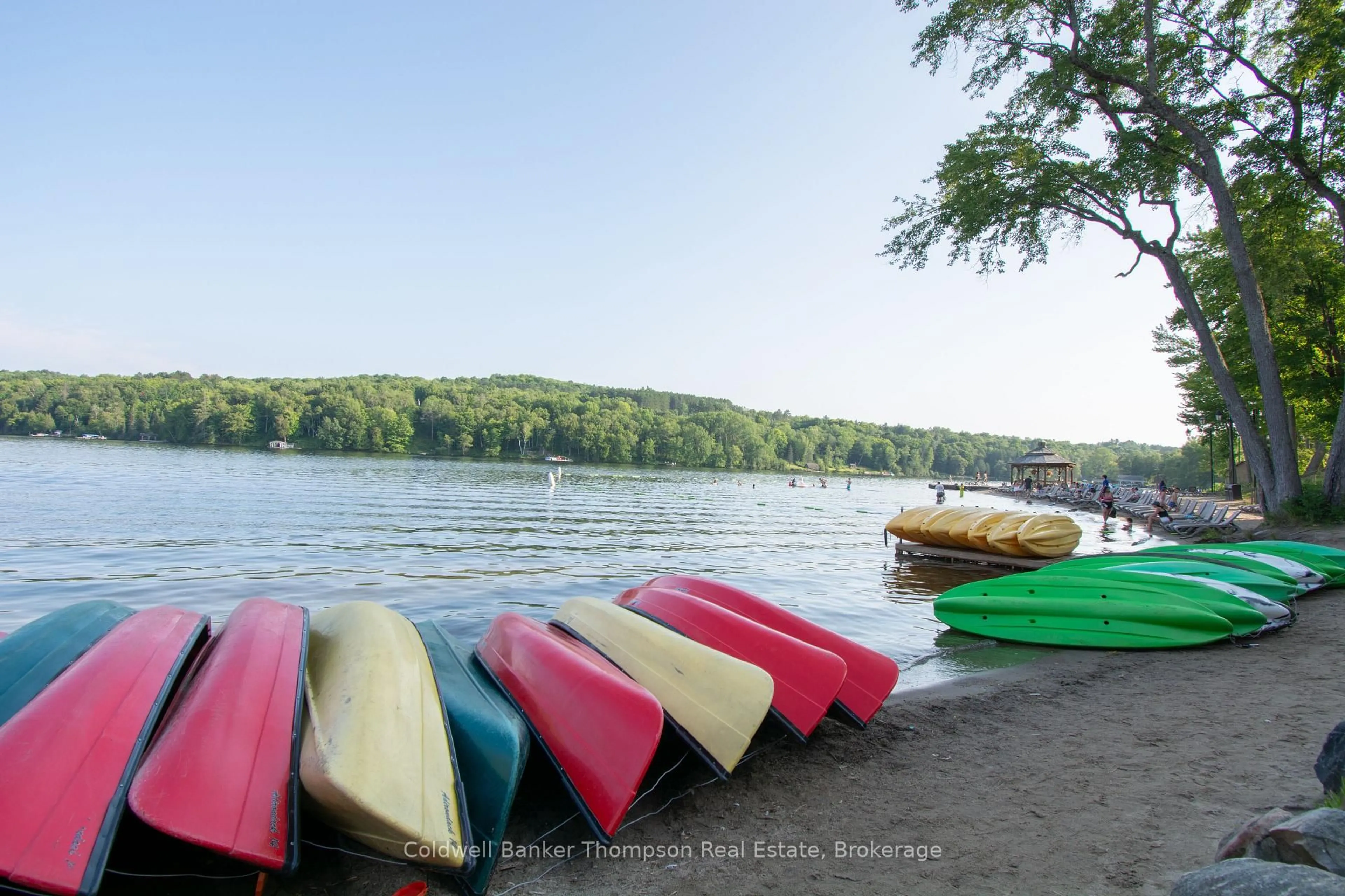 Patio, water/lake/river/ocean view for 25 Pen Lake Point Rd #003, Huntsville Ontario P1H 1A9