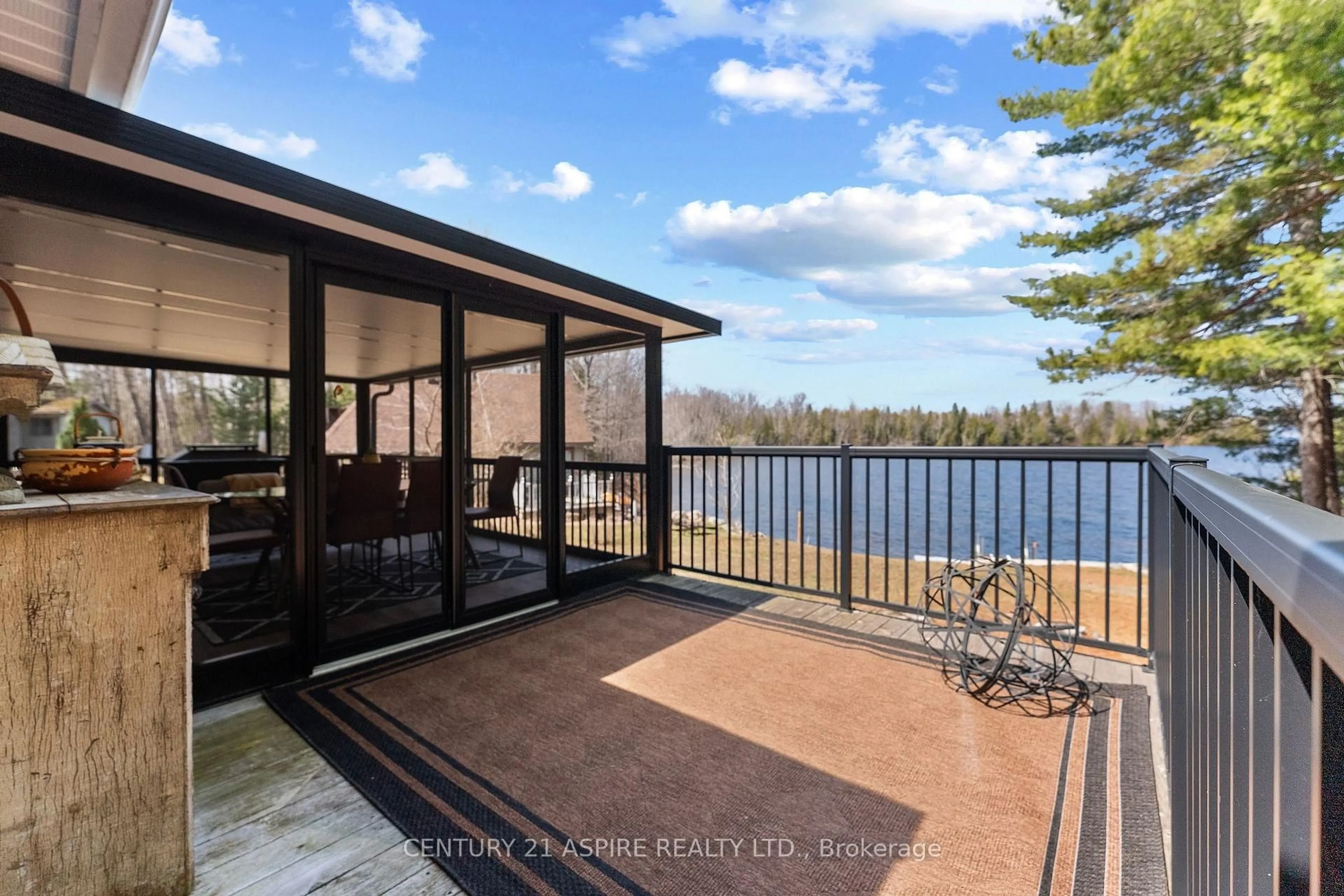 Patio, water/lake/river/ocean view for 97 Billena Way, Golden Lake Ontario K0J 1X0