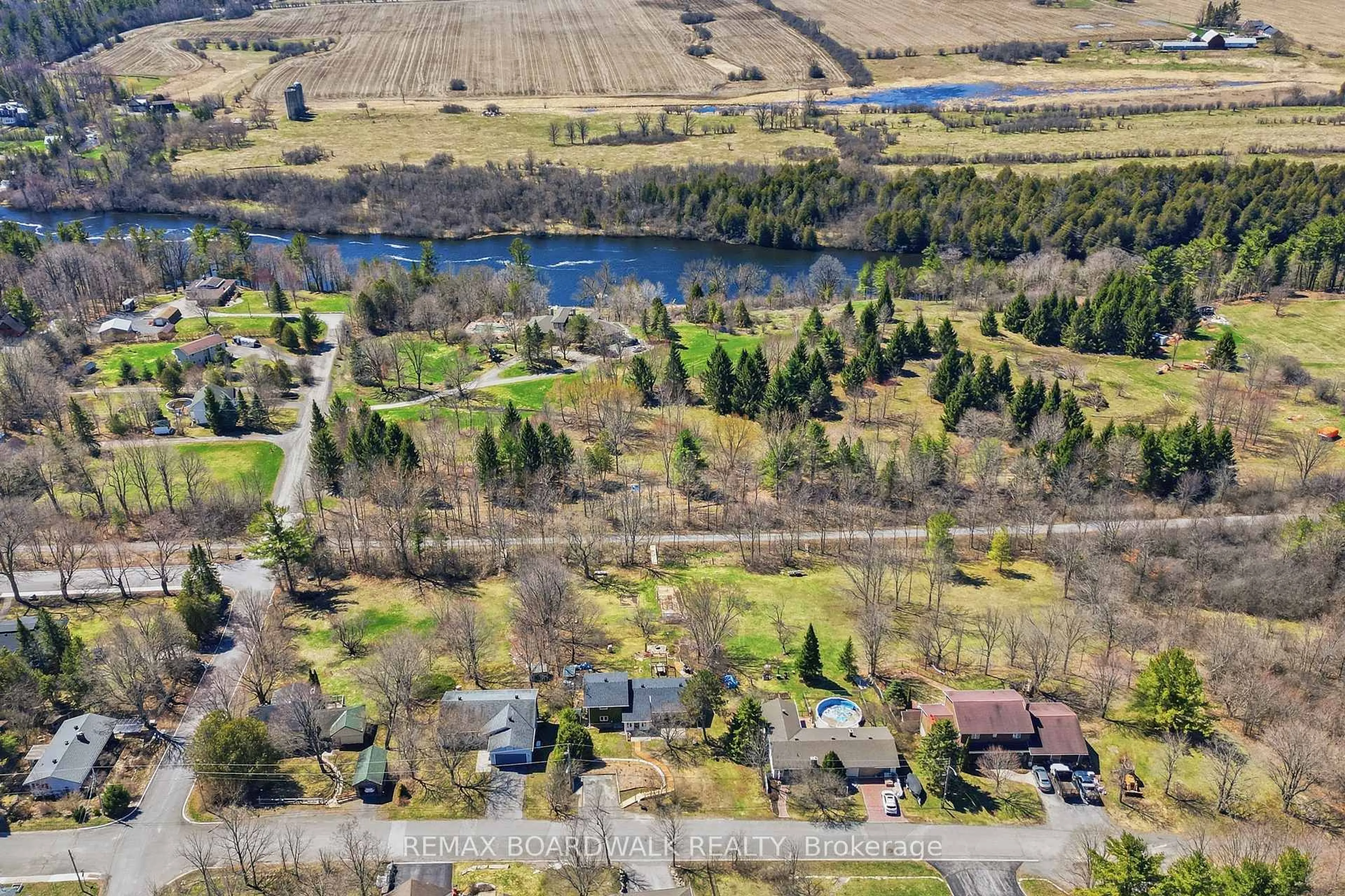 A pic from outside/outdoor area/front of a property/back of a property/a pic from drone, water/lake/river/ocean view for 256 Mitcheson St, Almonte Ontario K0A 1A0