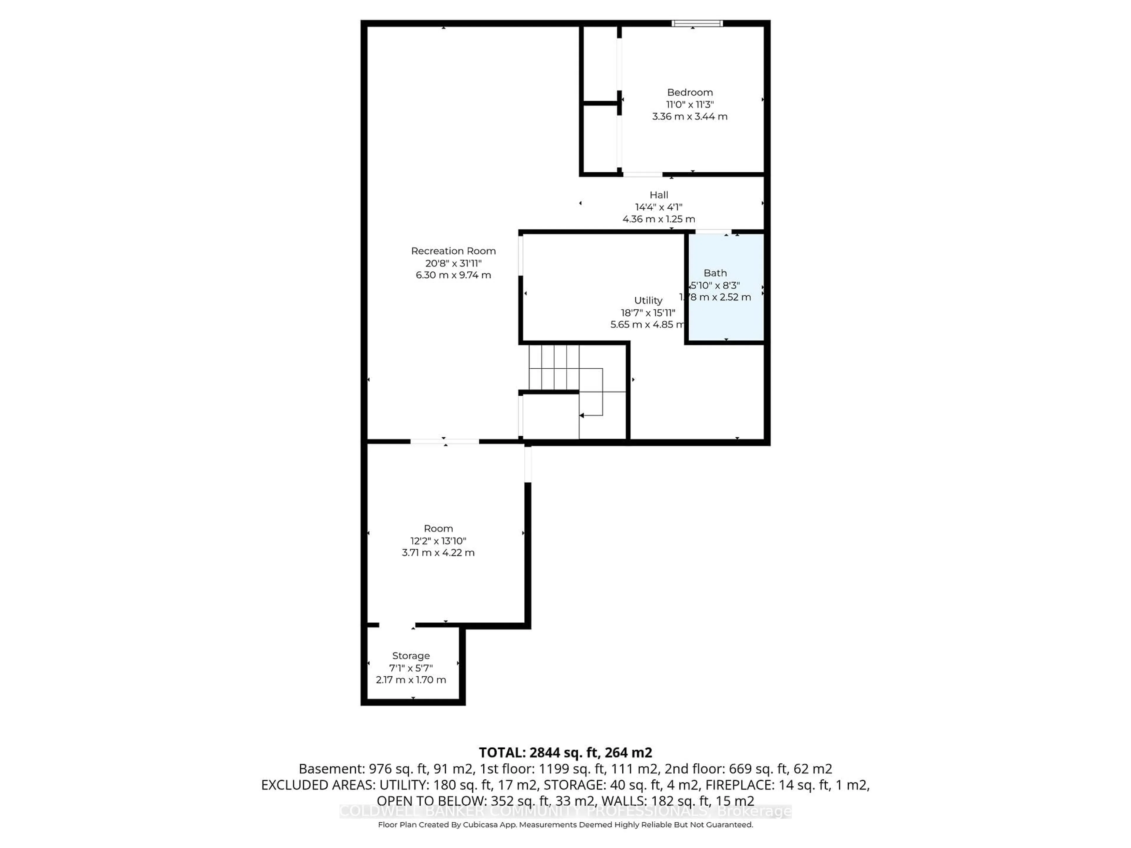 Floor plan for 53 Redfern Ave #2, Hamilton Ontario L9C 0E2
