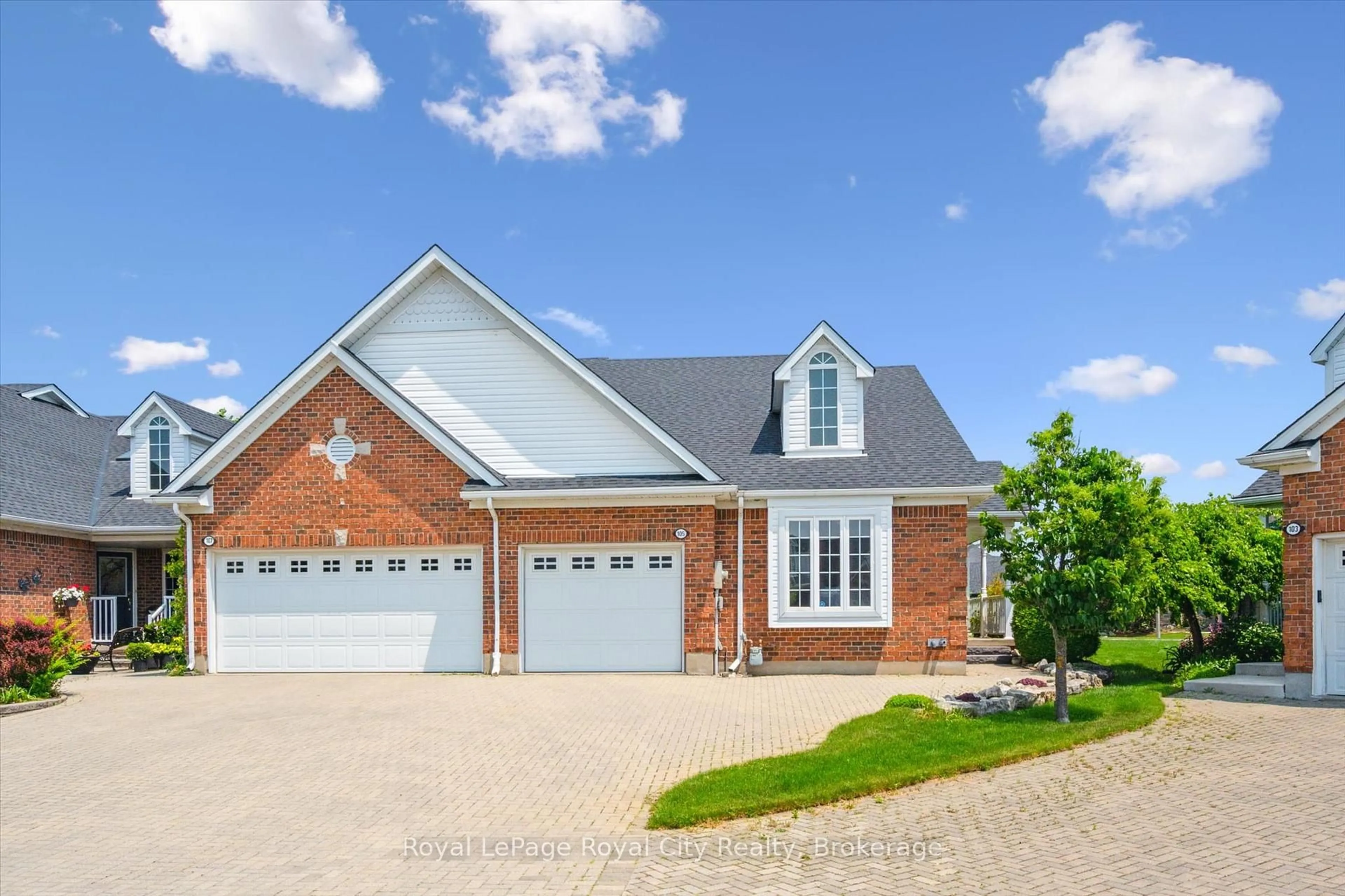 Home with brick exterior material, street for 105 Riverwalk Pl, Guelph/Eramosa Ontario N0B 2K0