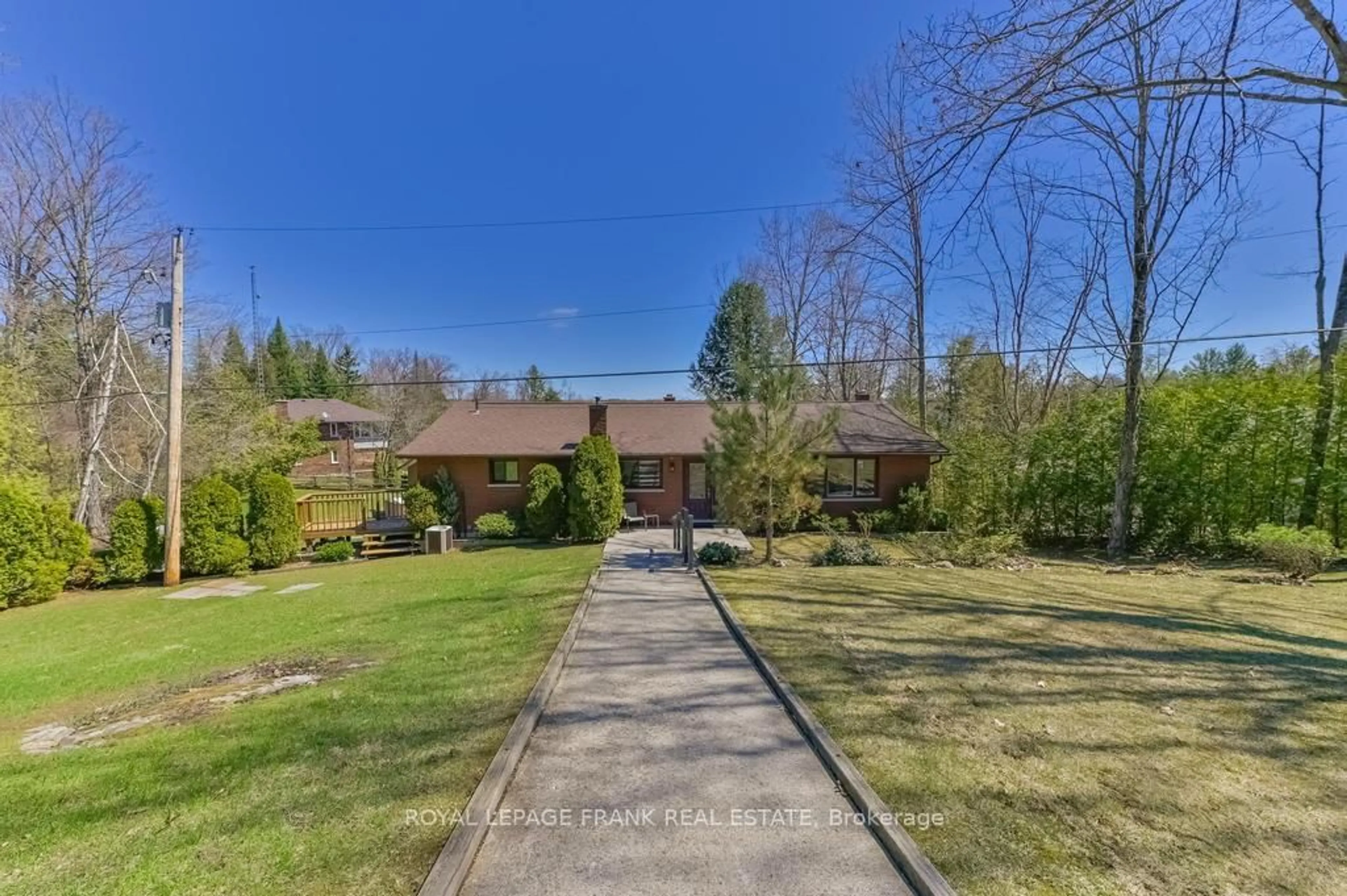 A pic from outside/outdoor area/front of a property/back of a property/a pic from drone, street for 36 Fire Route 28, Trent Lakes Ontario K0L 1J0