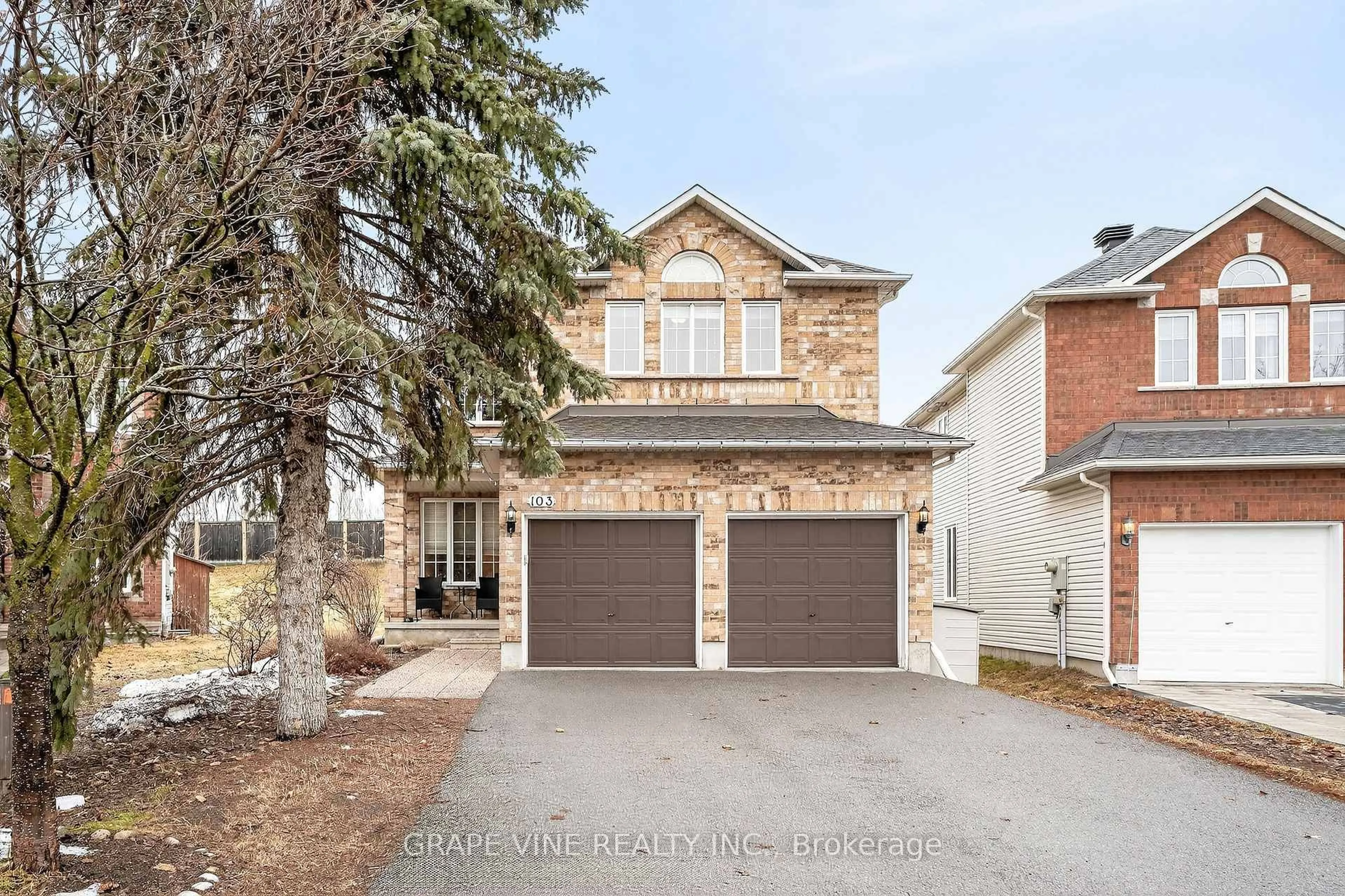 Home with brick exterior material, street for 103 ROWALLEN Pl, Ottawa Ontario K1T 4E3