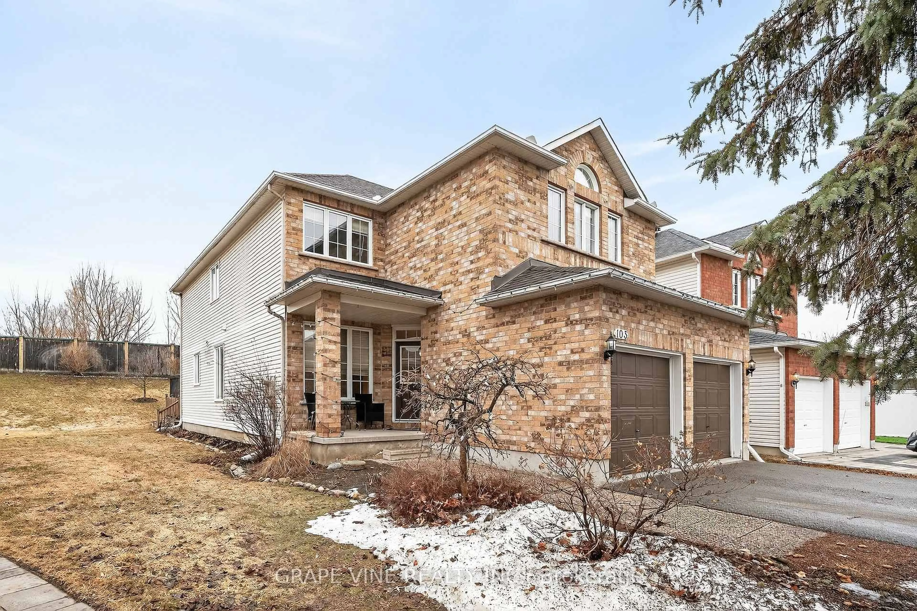 Home with brick exterior material, street for 103 ROWALLEN Pl, Ottawa Ontario K1T 4E3