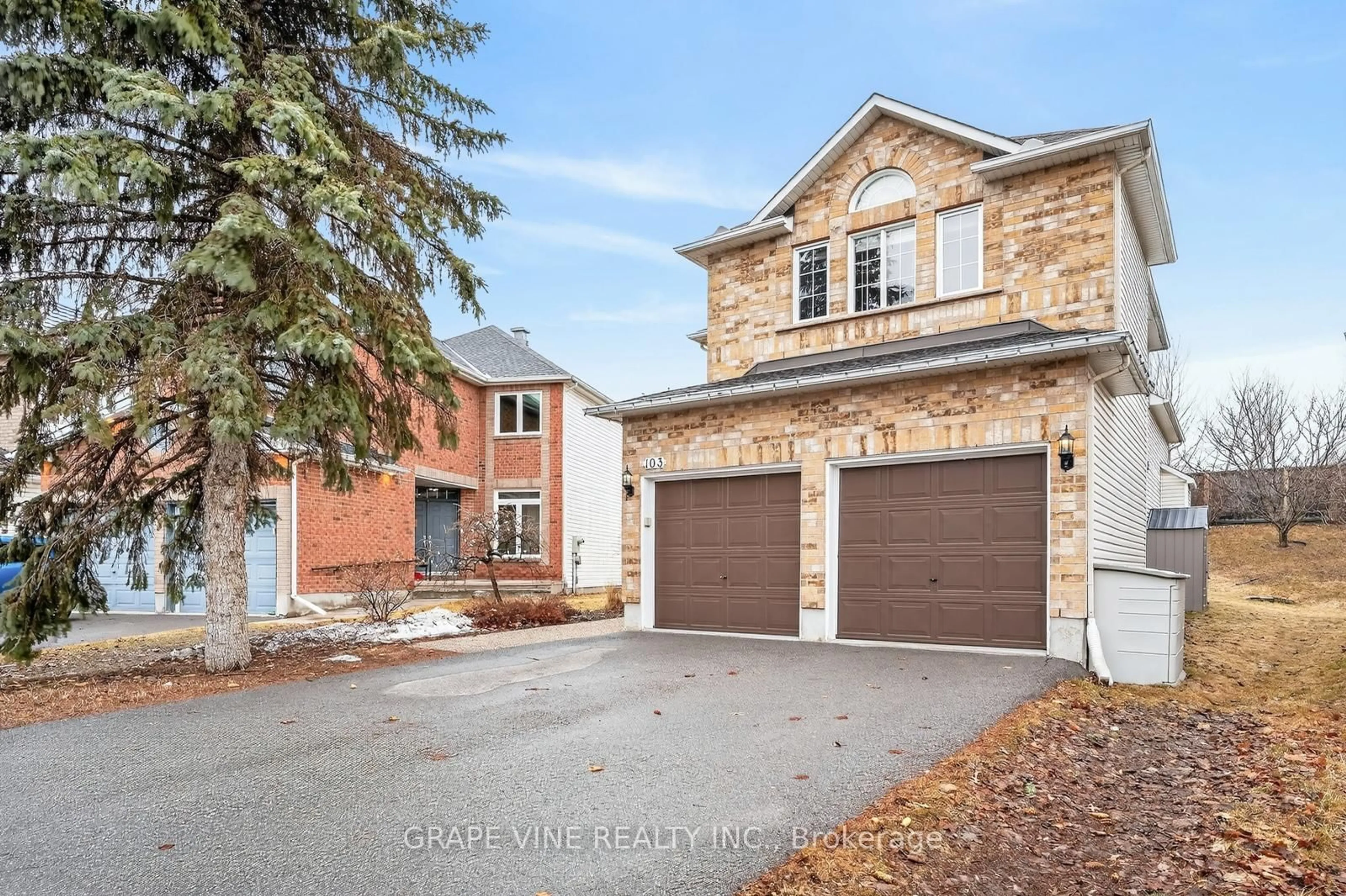 Home with brick exterior material, street for 103 ROWALLEN Pl, Ottawa Ontario K1T 4E3