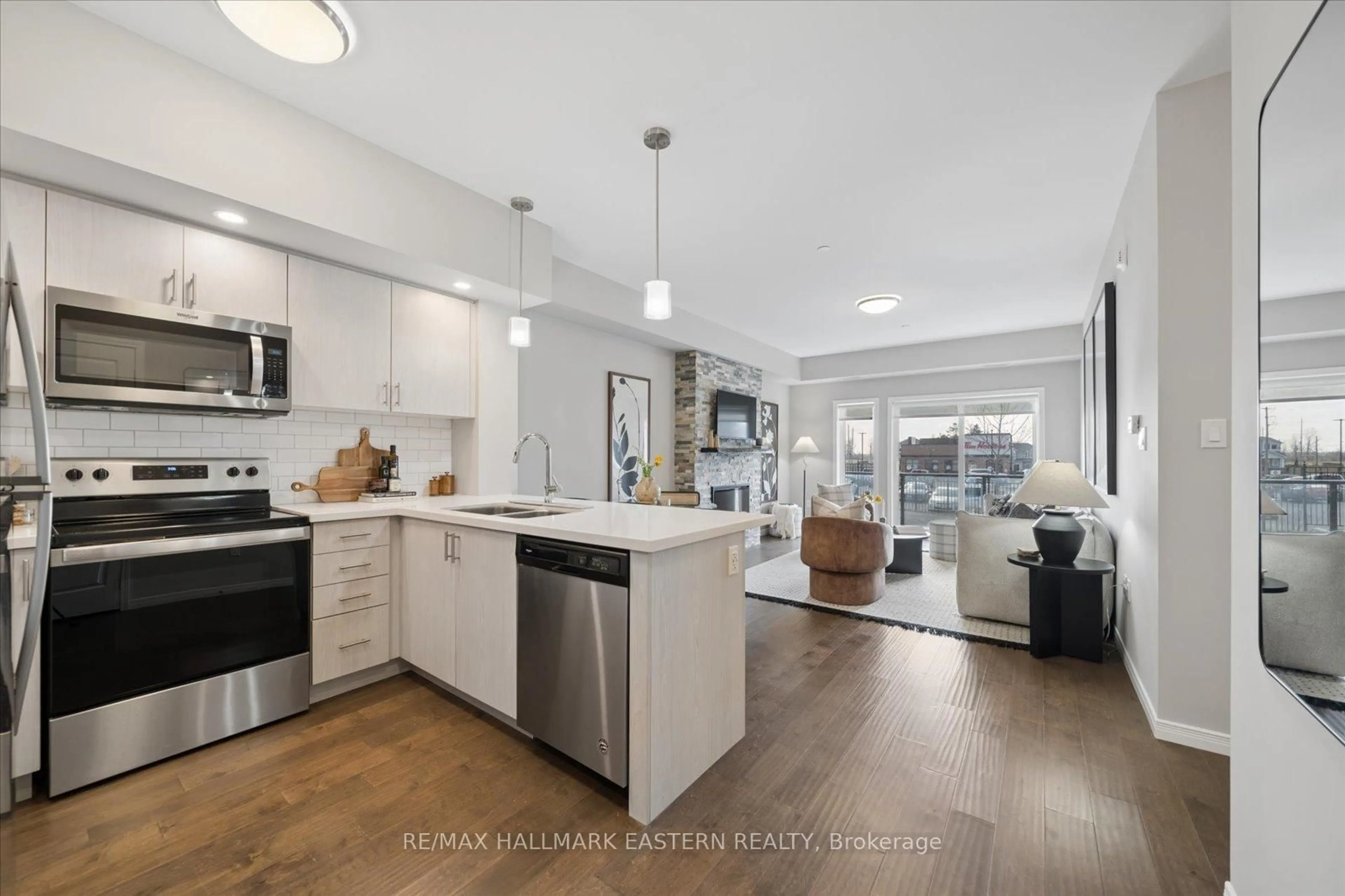 Open concept kitchen, unknown for 340 Florence Dr #103, Peterborough Ontario K9J 6X4