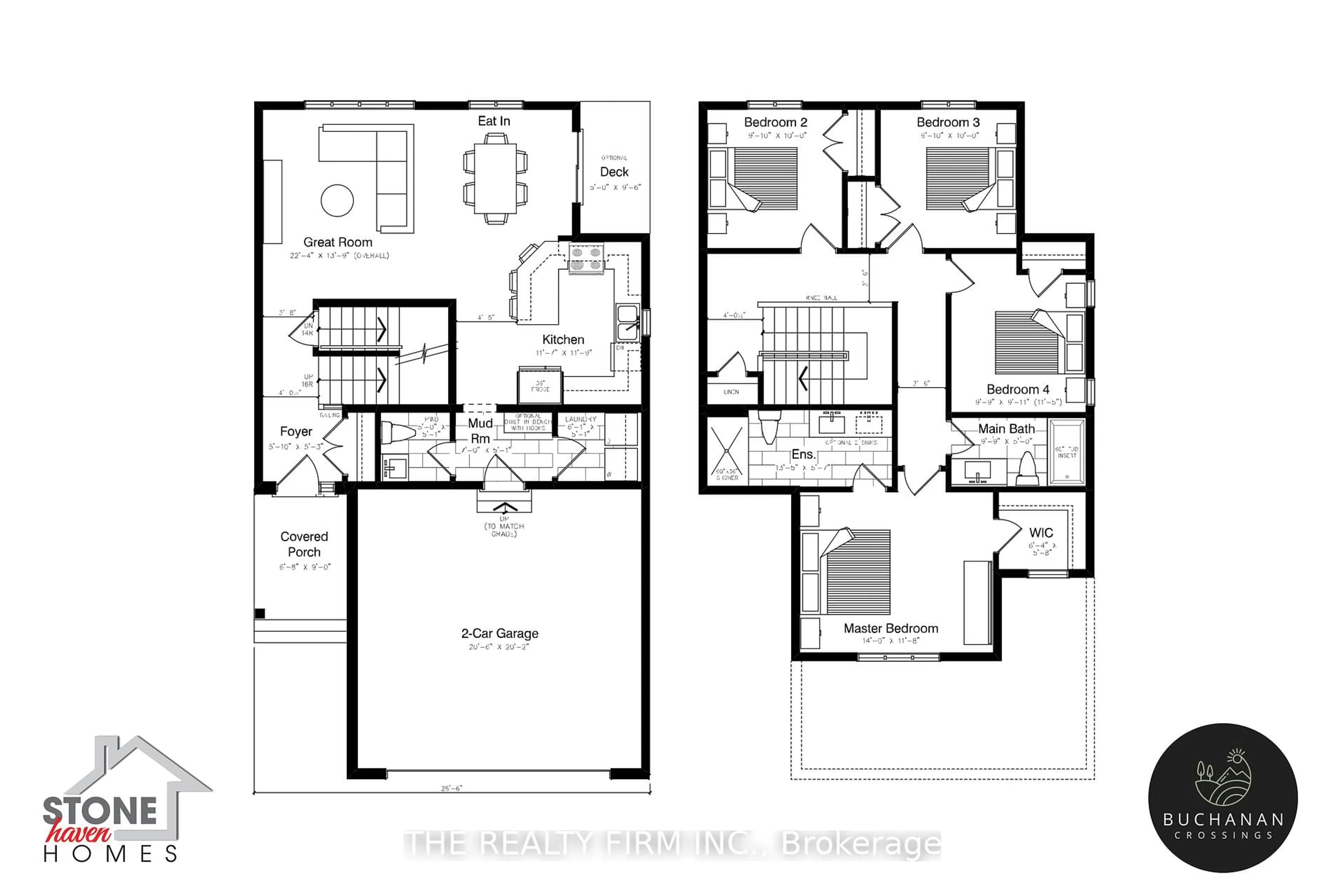 Floor plan for Lot 73 Beer Cres, Strathroy-Caradoc Ontario N7G 3K5