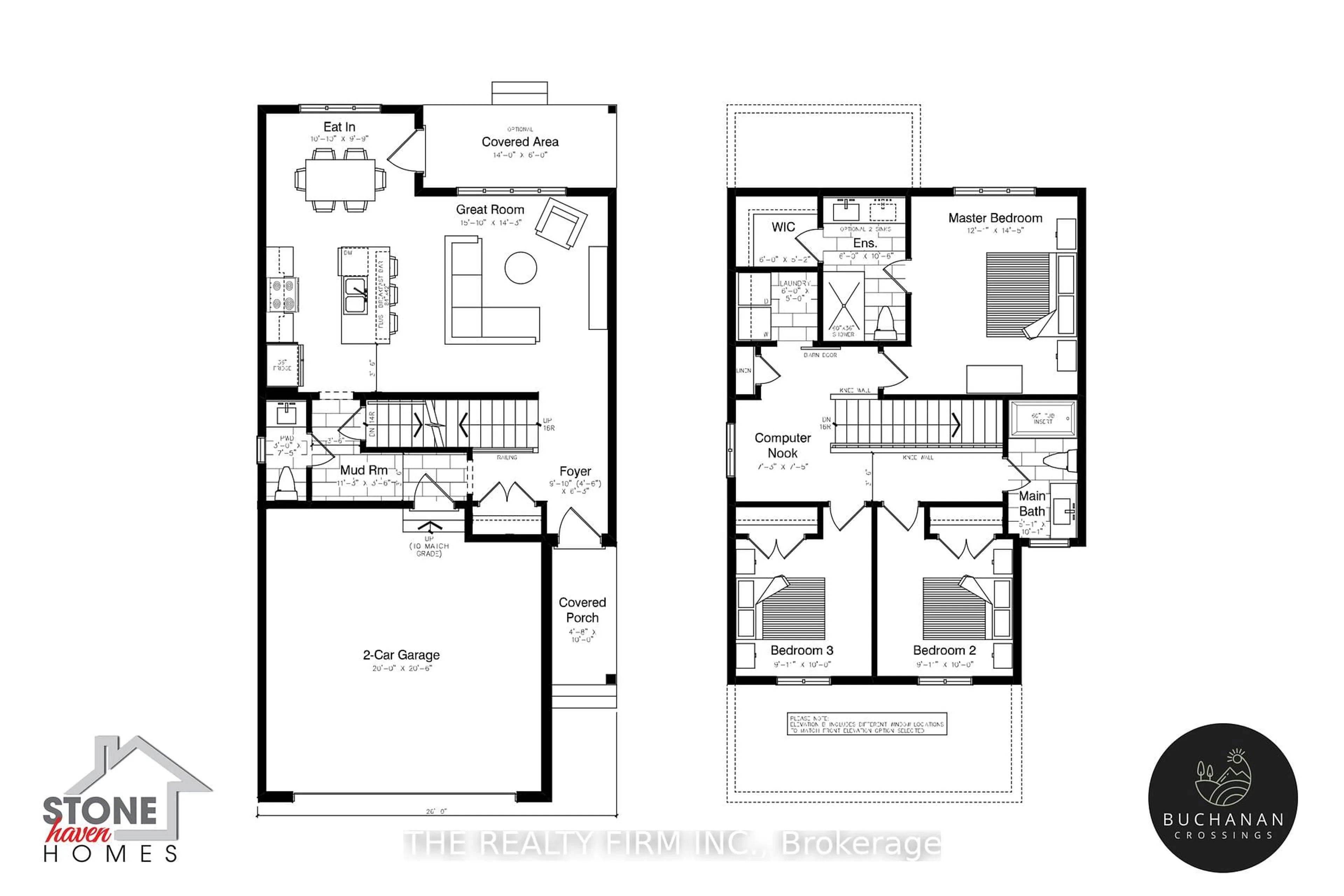 Floor plan for Lot 74 Beer Cres, Strathroy-Caradoc Ontario N7G 3K5