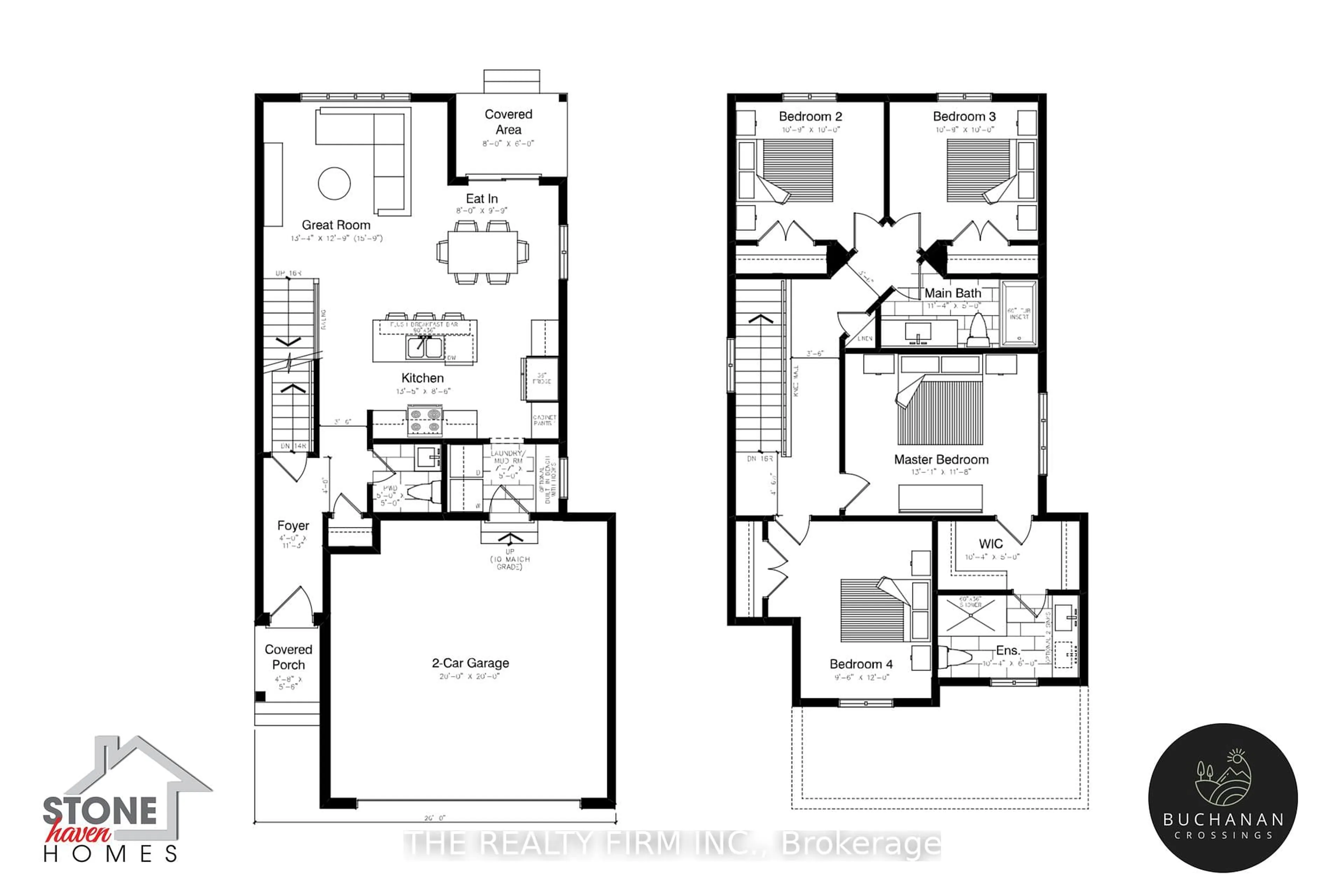 Floor plan for Lot 75 Beer Cres, Strathroy-Caradoc Ontario N7G 3K5