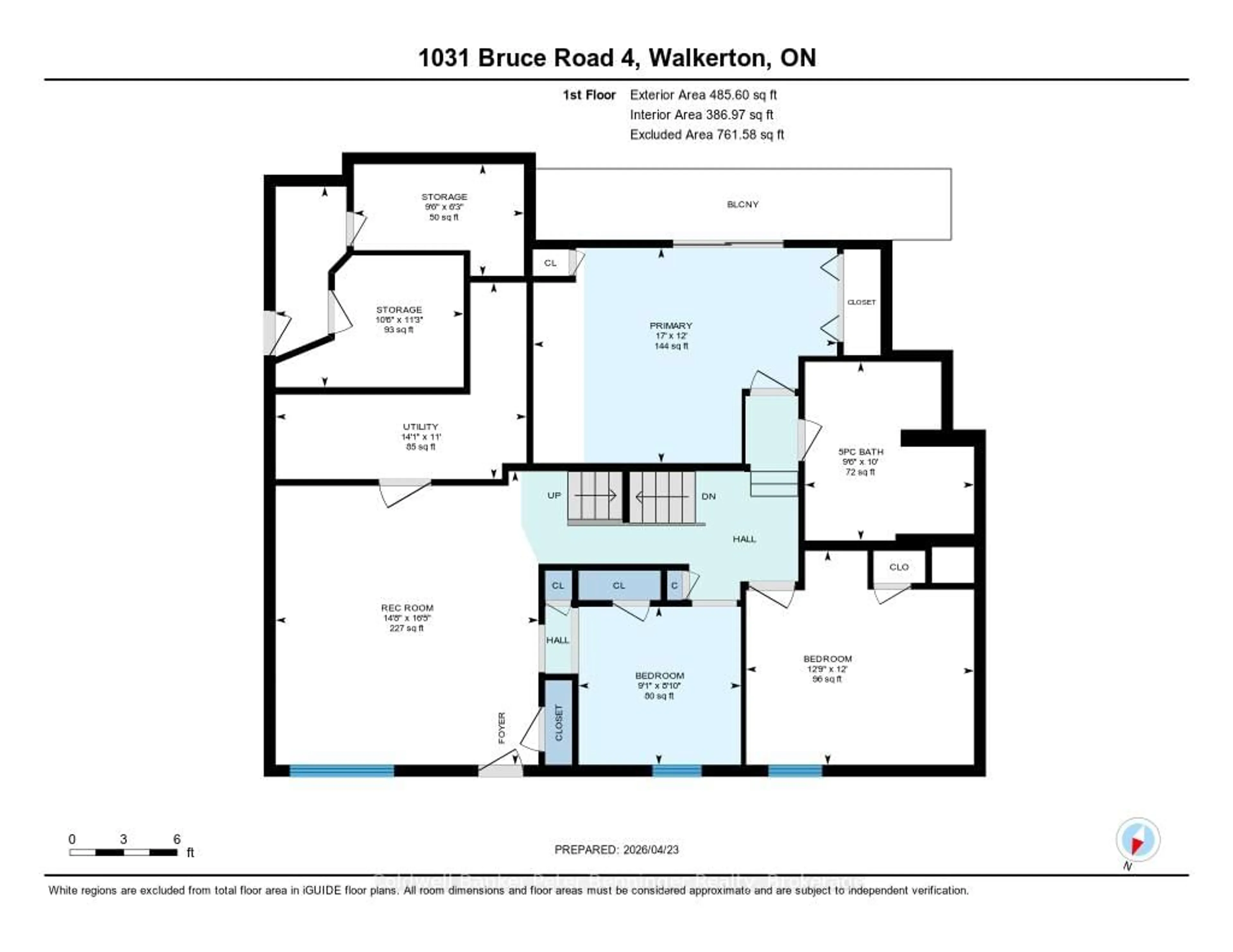 Floor plan for 1031 Bruce Rd 4, Brockton Ontario N0G 2V0