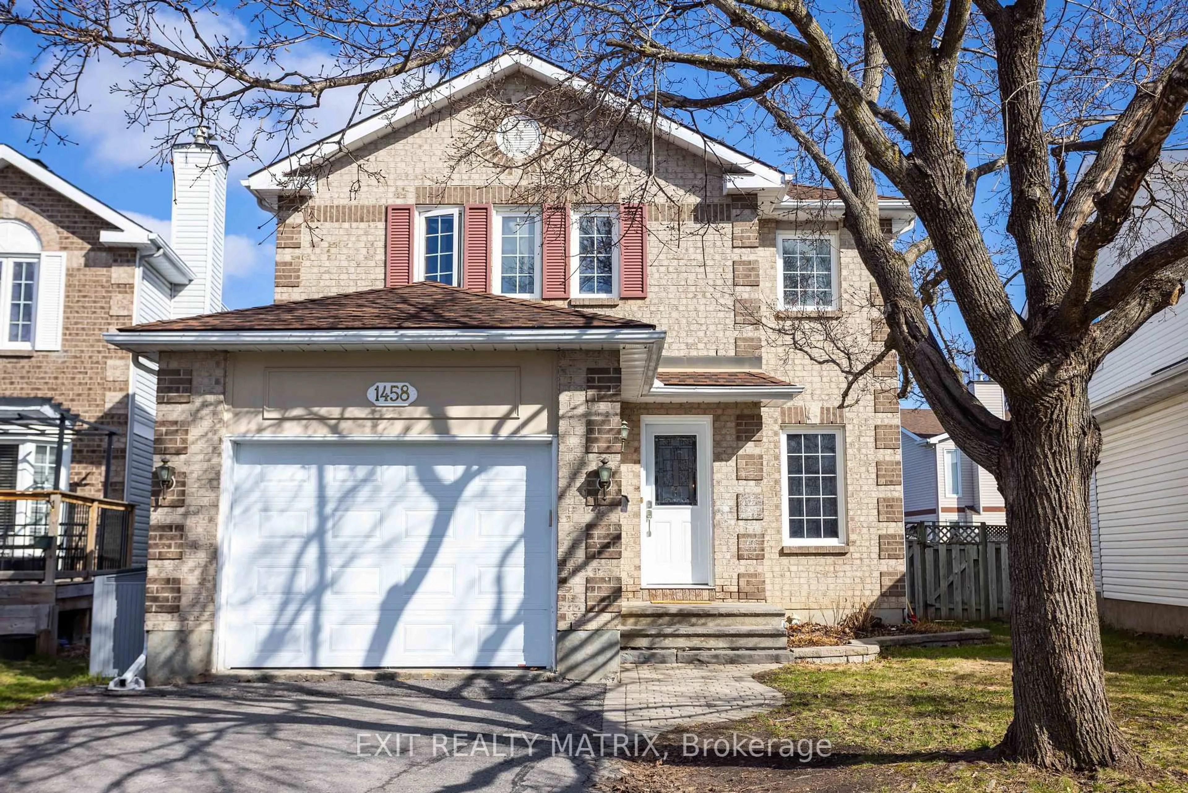Home with brick exterior material, street for 1458 Shawinigan St, Ottawa Ontario K4A 2N2