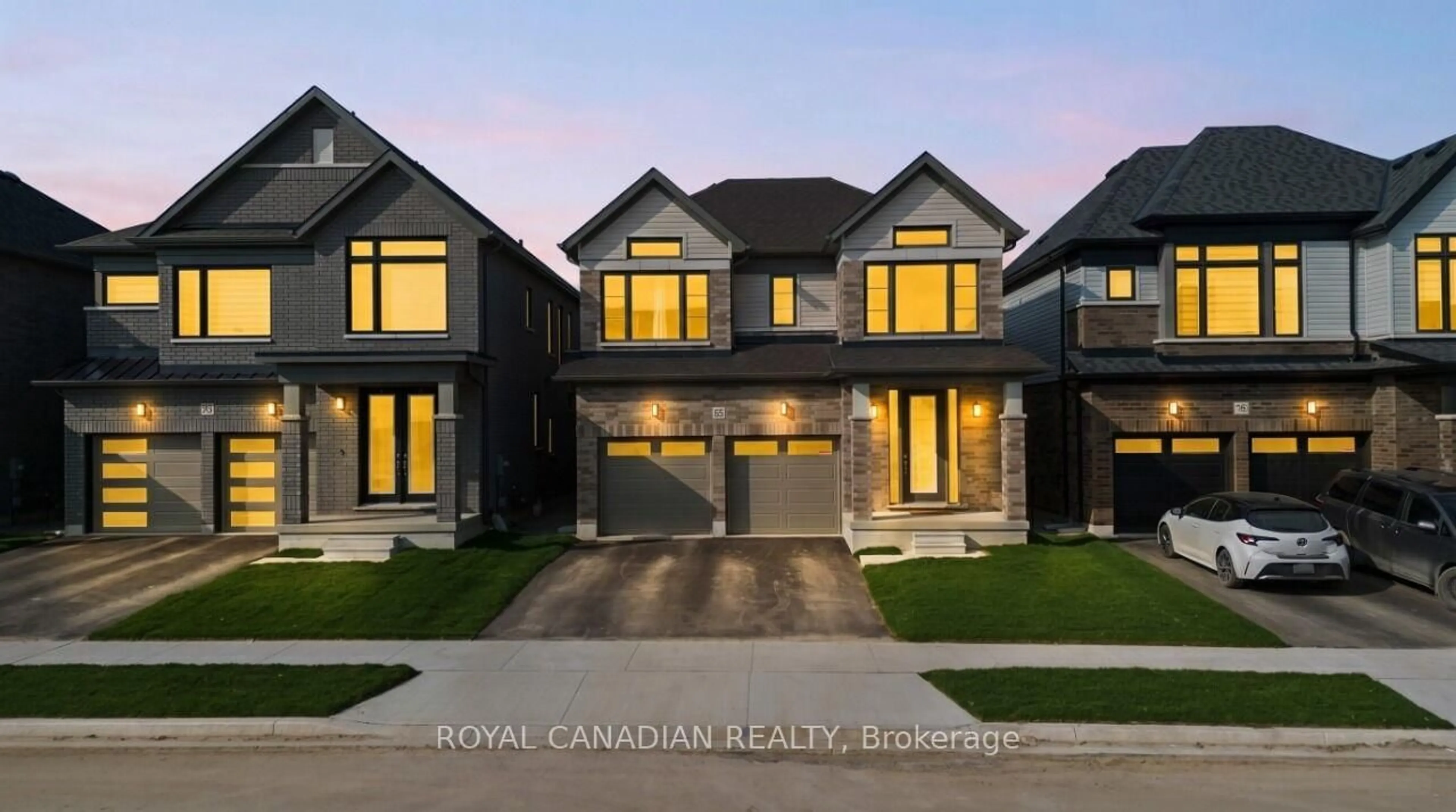 Home with brick exterior material, street for 87 Soules Sq, Hamilton Ontario L0R 1C0