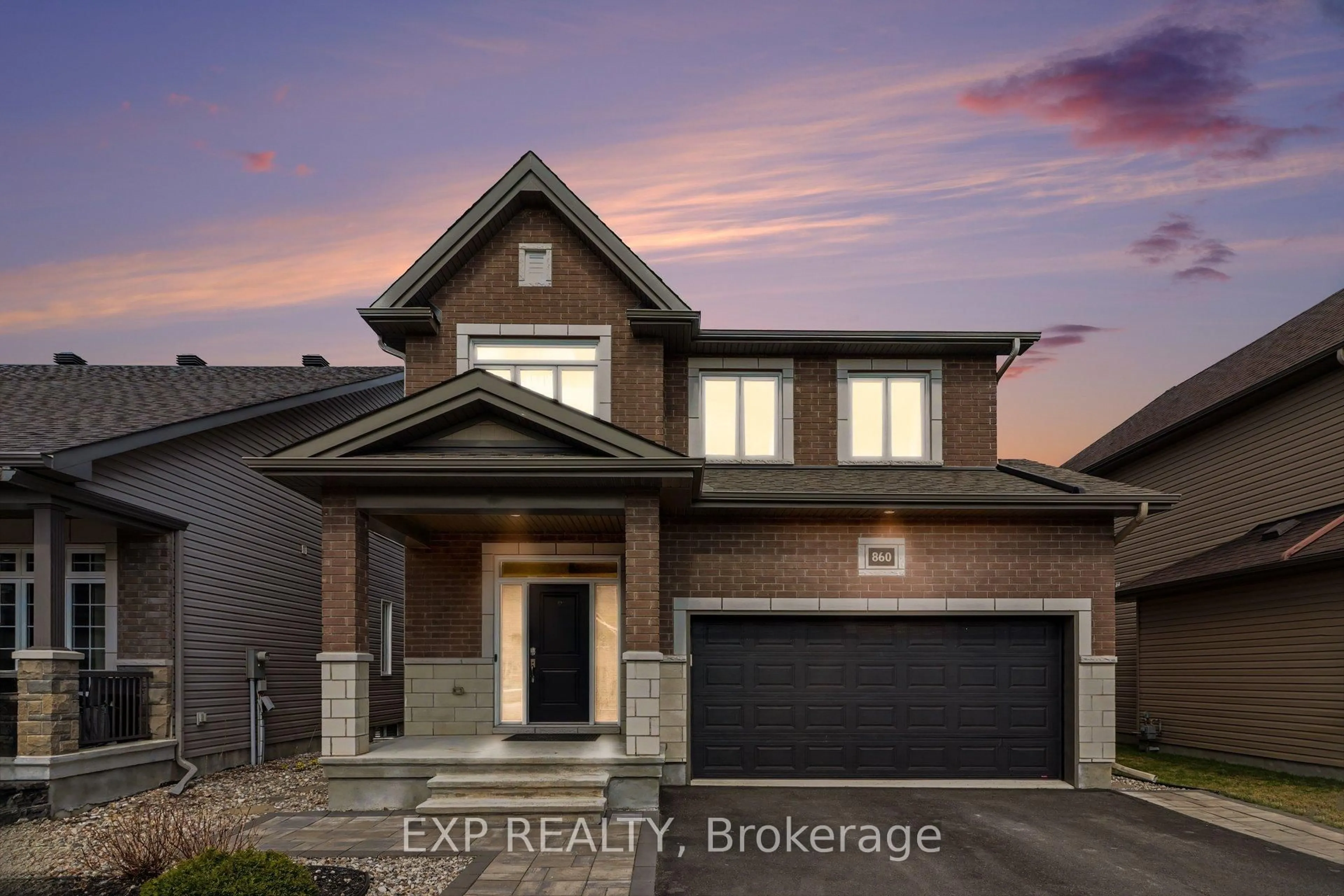 Home with brick exterior material, street for 860 Oat Straw Way, Ottawa Ontario K1T 0M2