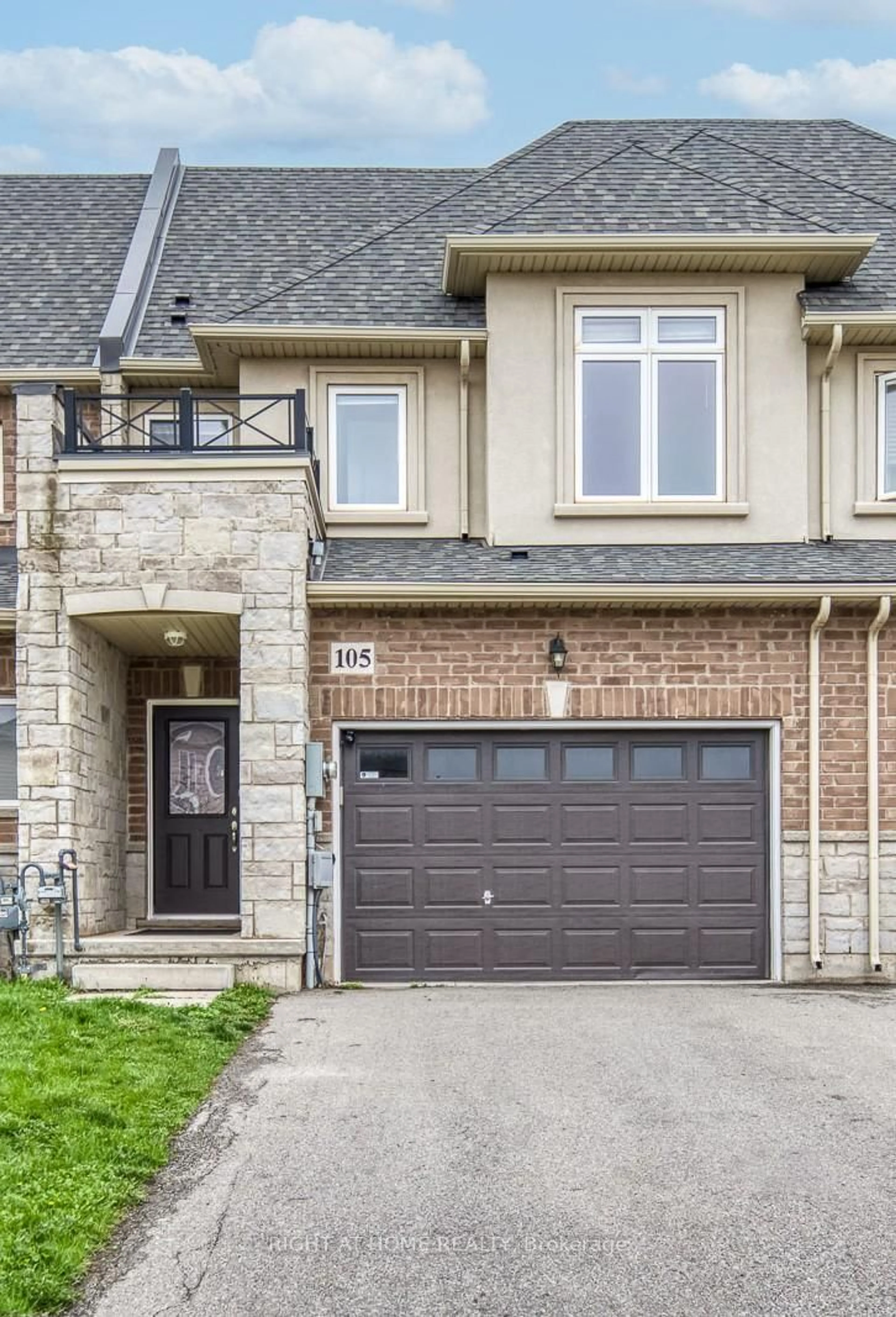 Home with brick exterior material, street for 105 Sonoma Lane, Hamilton Ontario L8E 0J8