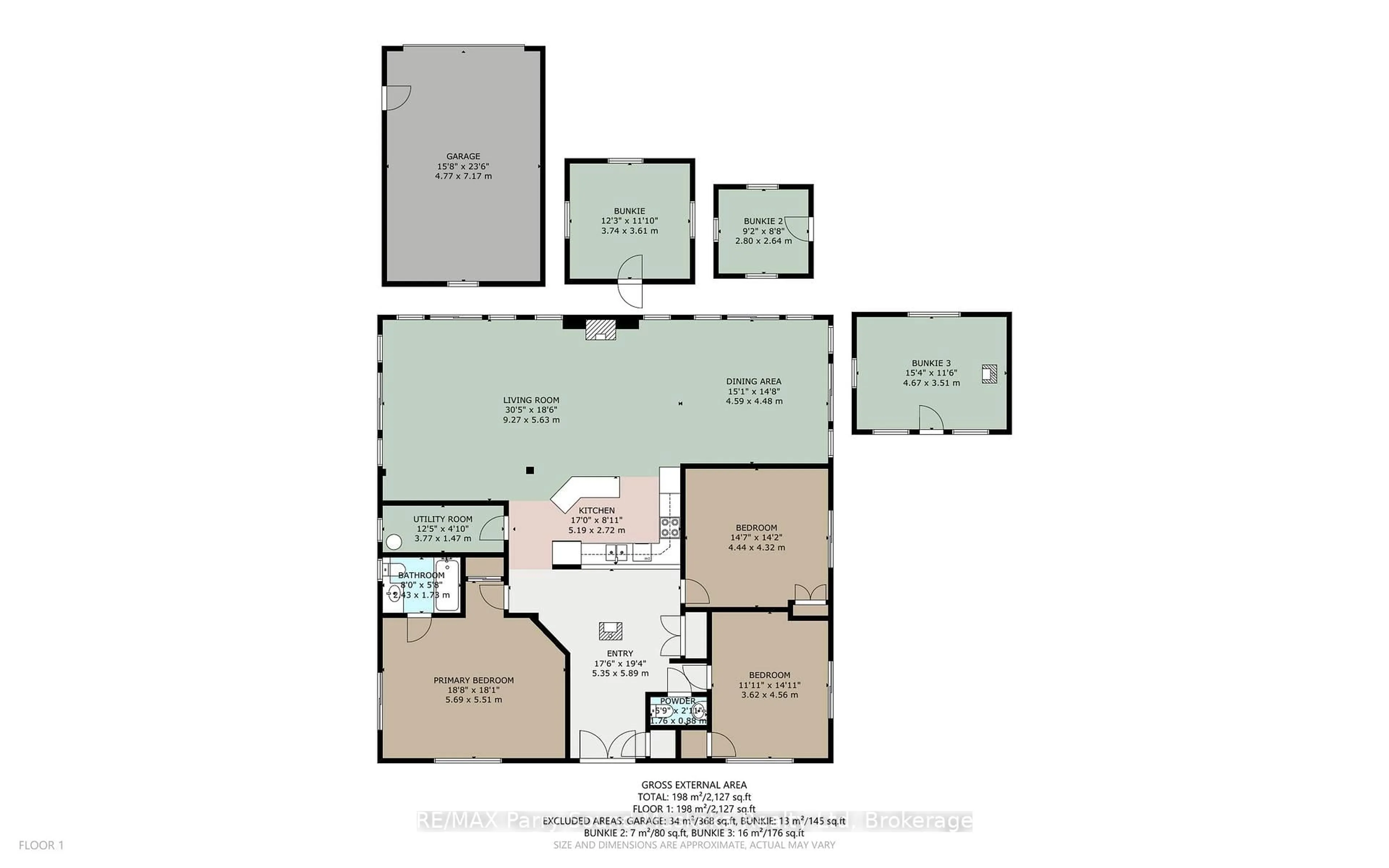 Floor plan for 14 SILVER FOX Dr, McKellar Ontario P0G 1C0