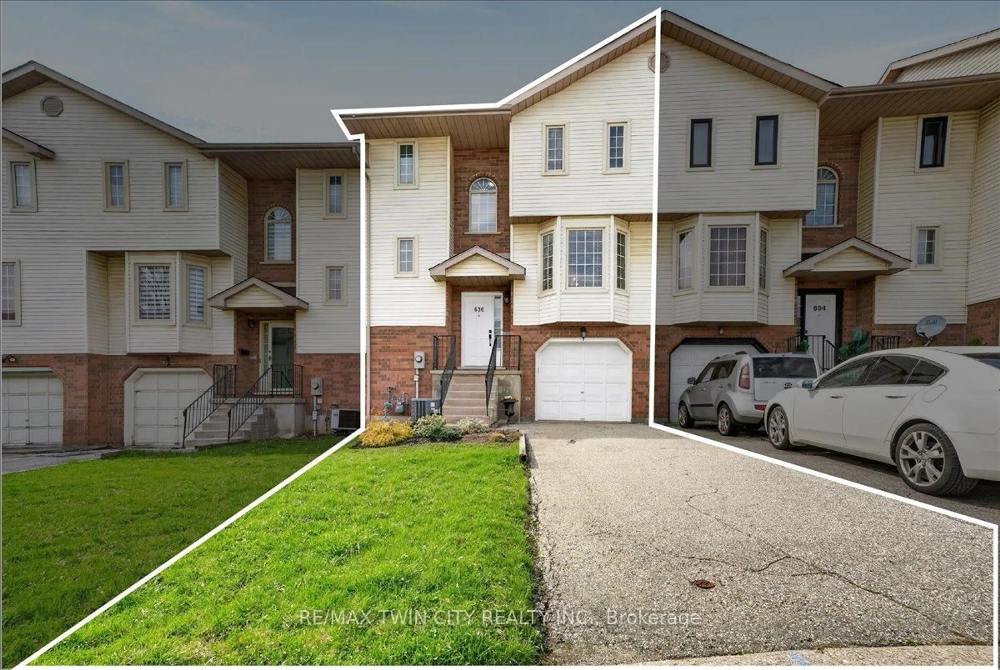 A pic from outside/outdoor area/front of a property/back of a property/a pic from drone, street for 636 Grange Cres, Waterloo Ontario N2T 2L9
