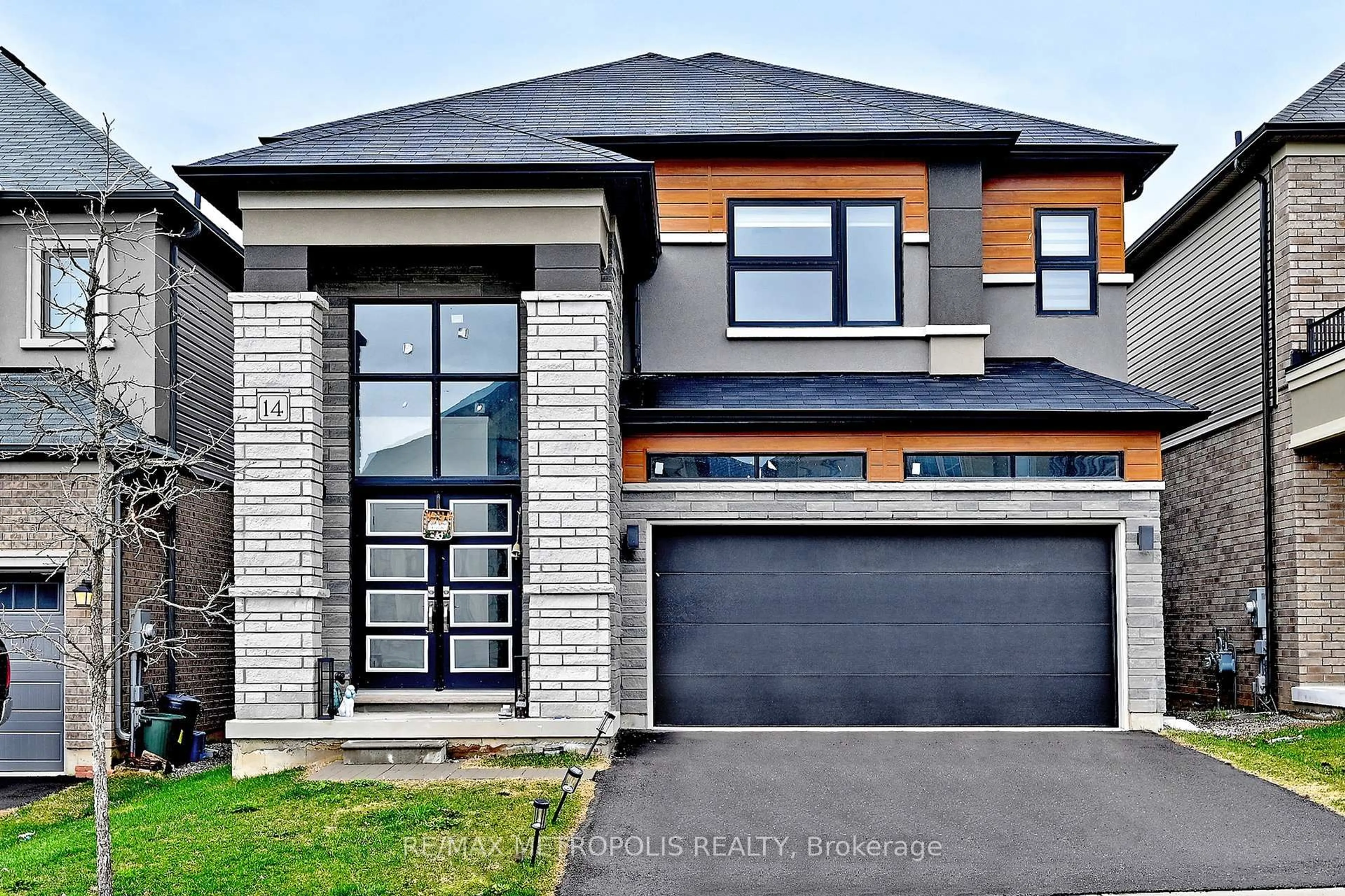 Home with brick exterior material, street for 14 Jenner Dr, Brant Ontario N3L 3L3