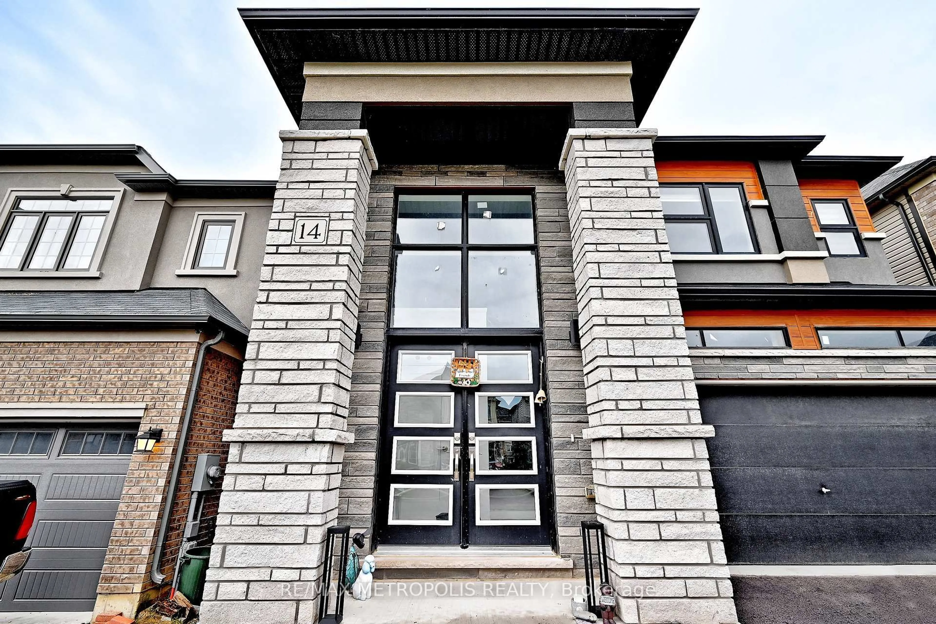 Home with brick exterior material, building for 14 Jenner Dr, Brant Ontario N3L 3L3