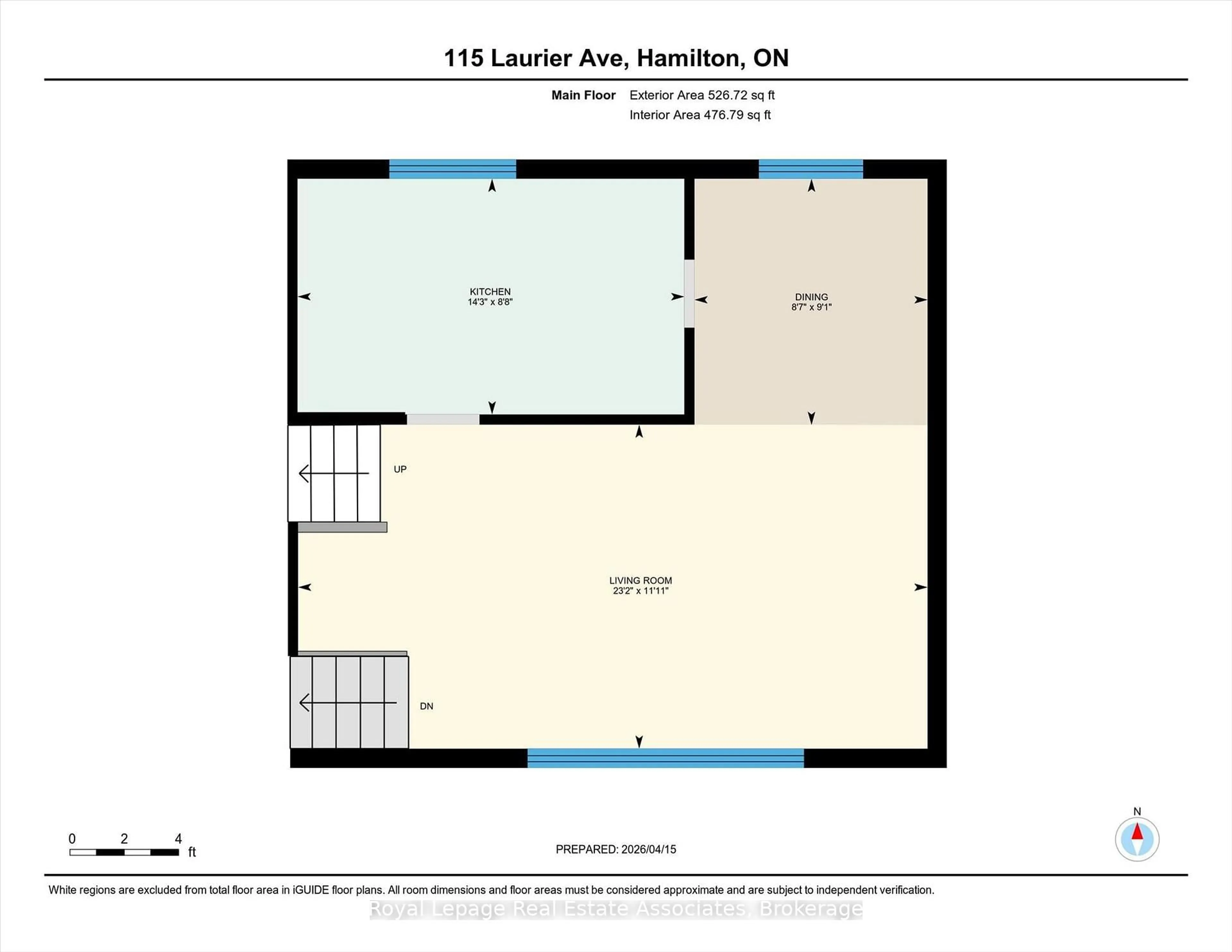 Floor plan for 115 Laurier Ave, Hamilton Ontario L0C 3S5
