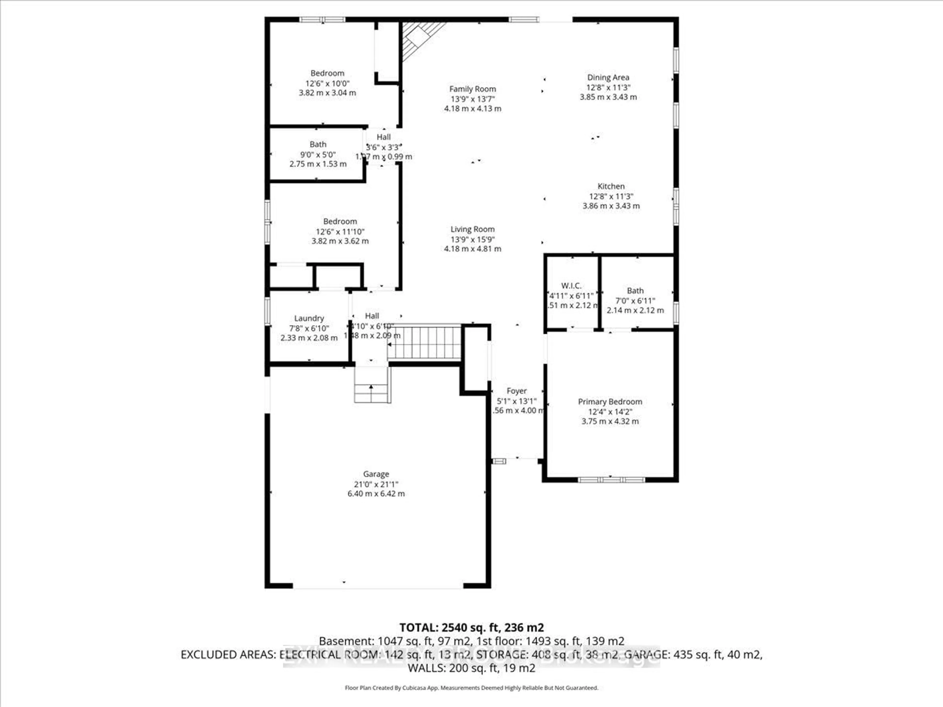 Floor plan for 334 Bridge St, Belleville Ontario K8P 5M1