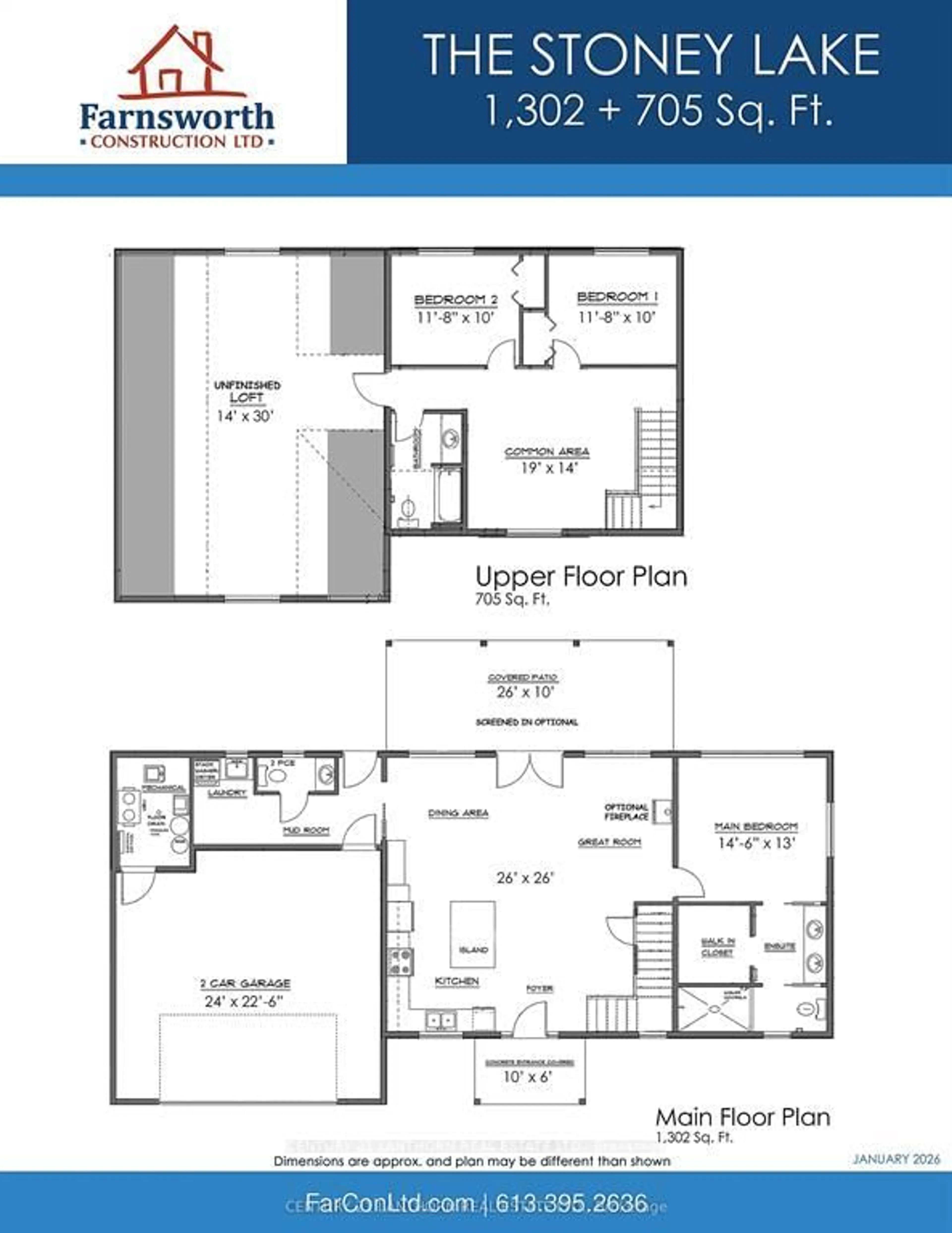 Floor plan for 221 Fire Route 5, North Kawartha Ontario K0L 3E0