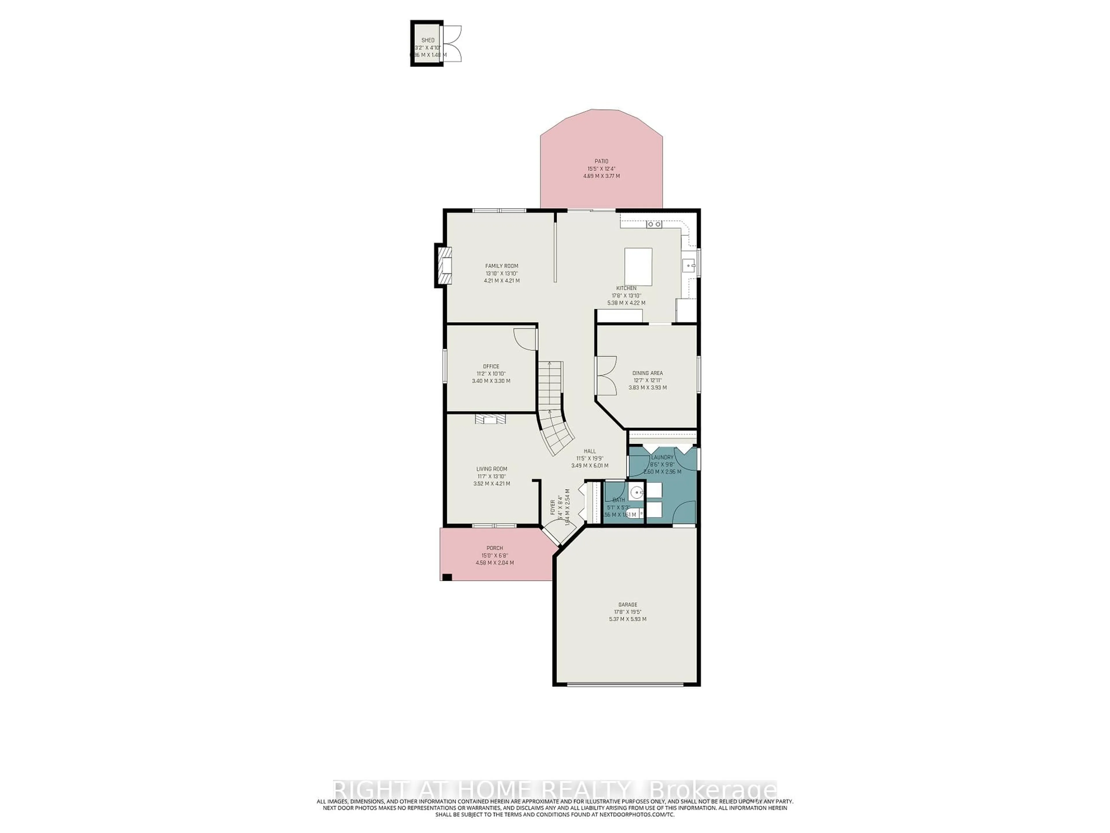 Floor plan for 257 Stoneway Dr, Ottawa Ontario K2G 6E9
