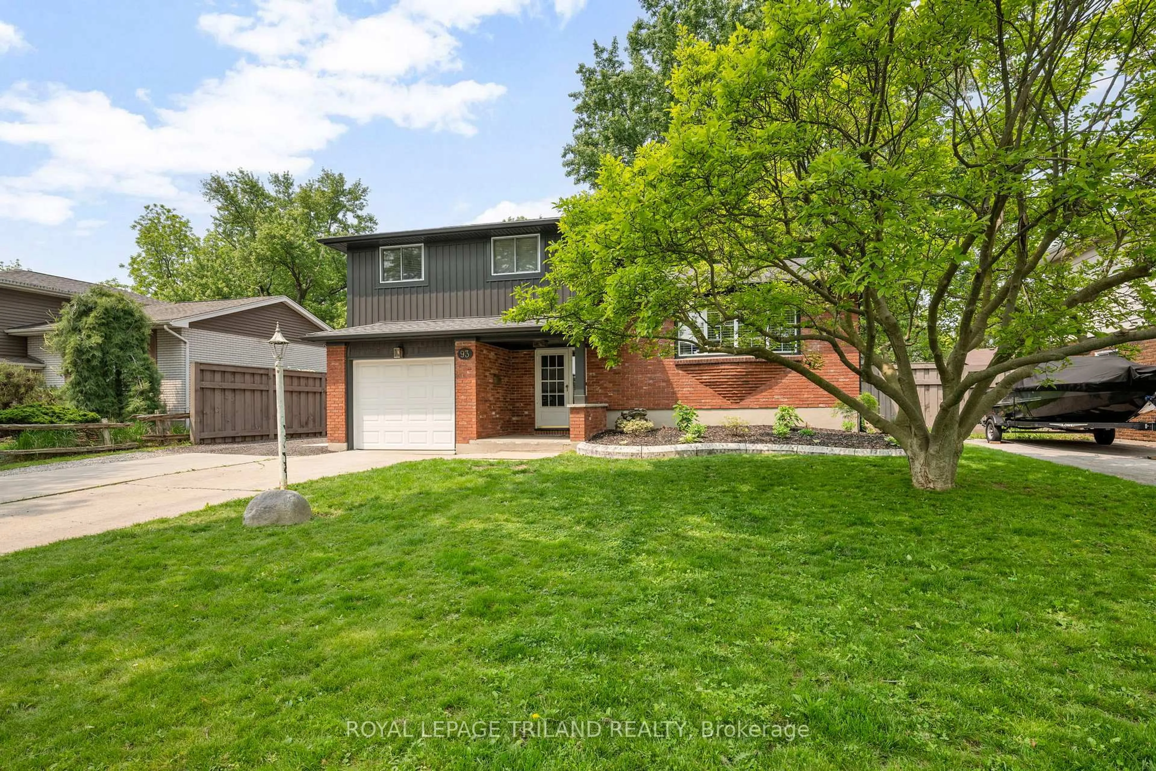 Home with brick exterior material, street for 93 St Lawrence Blvd, London South Ontario N6J 2X2