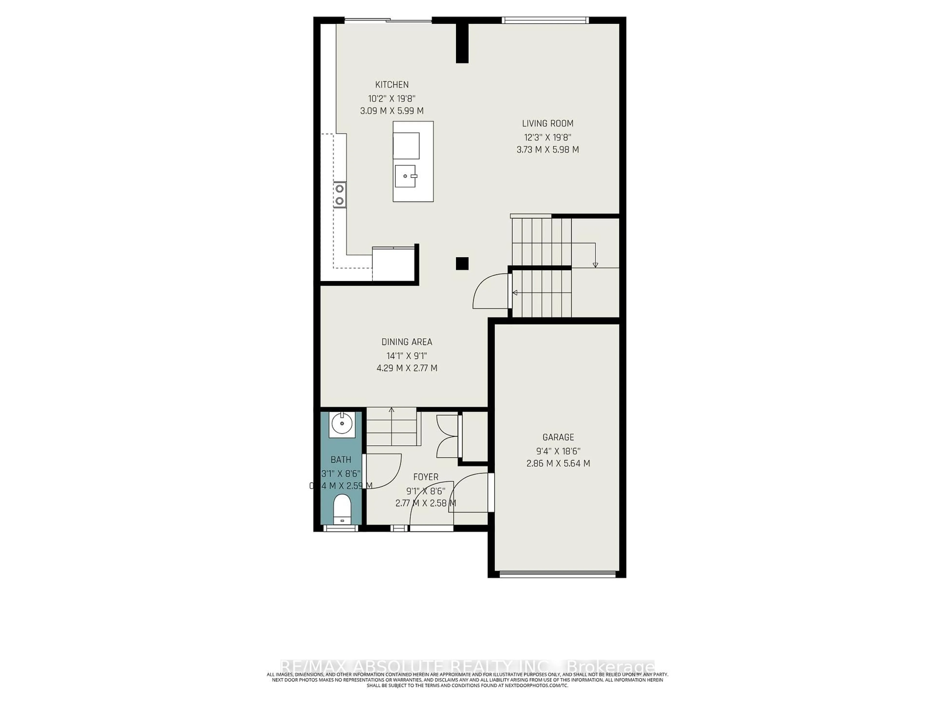 Floor plan for 633 Geranium Walk, Stittsville Ontario K2S 2J3