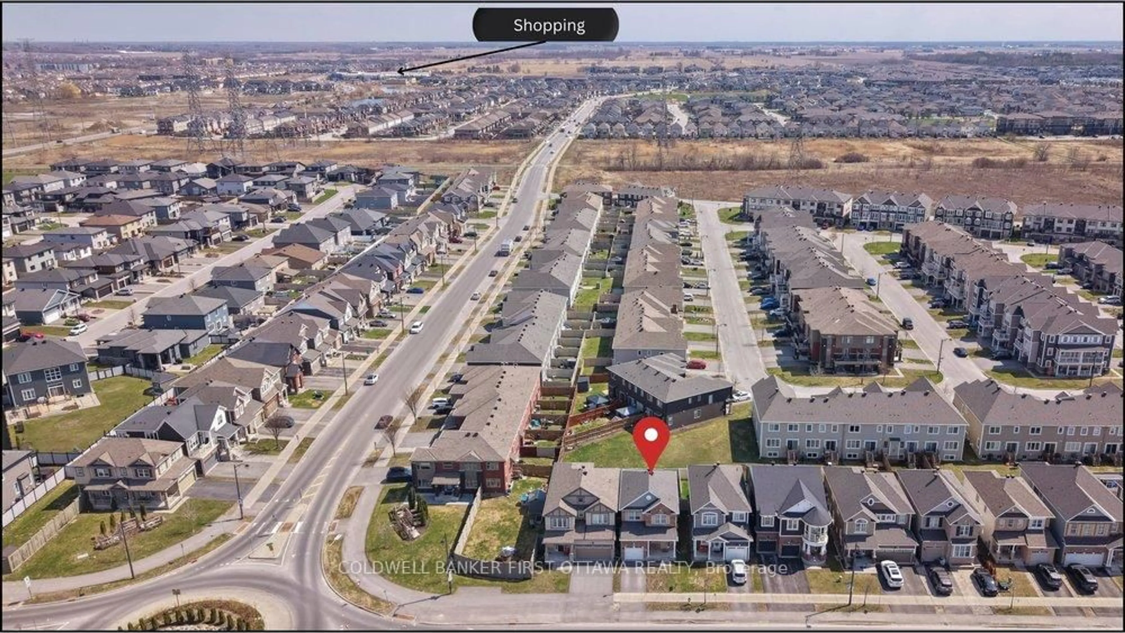 A pic from outside/outdoor area/front of a property/back of a property/a pic from drone, street for 4852 Abbott St, Ottawa Ontario K2S 1E7