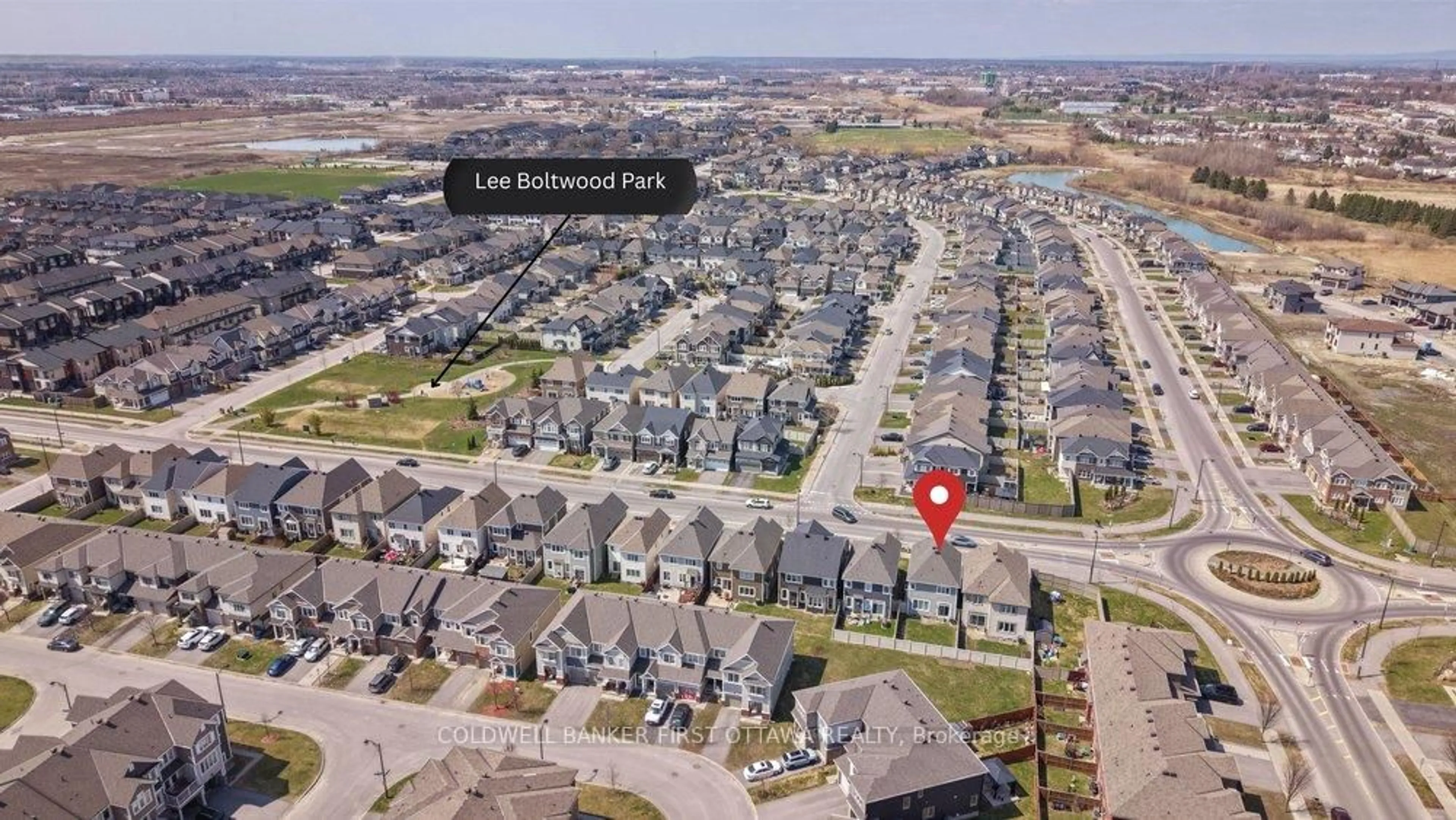 A pic from outside/outdoor area/front of a property/back of a property/a pic from drone, street for 4852 Abbott St, Ottawa Ontario K2S 1E7