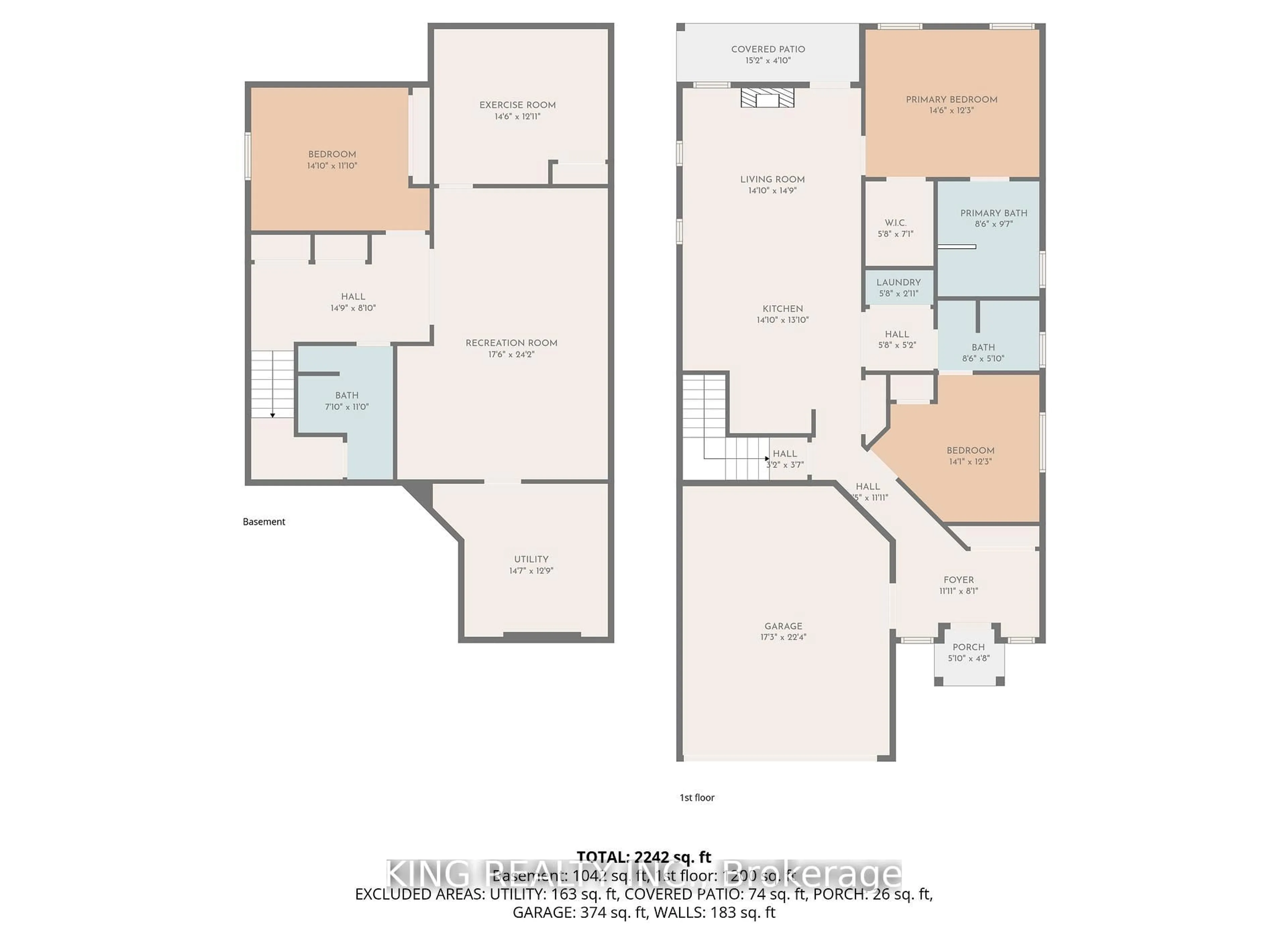 Floor plan for 914 ELLROSE Ave, Windsor Ontario N8Y 3W9