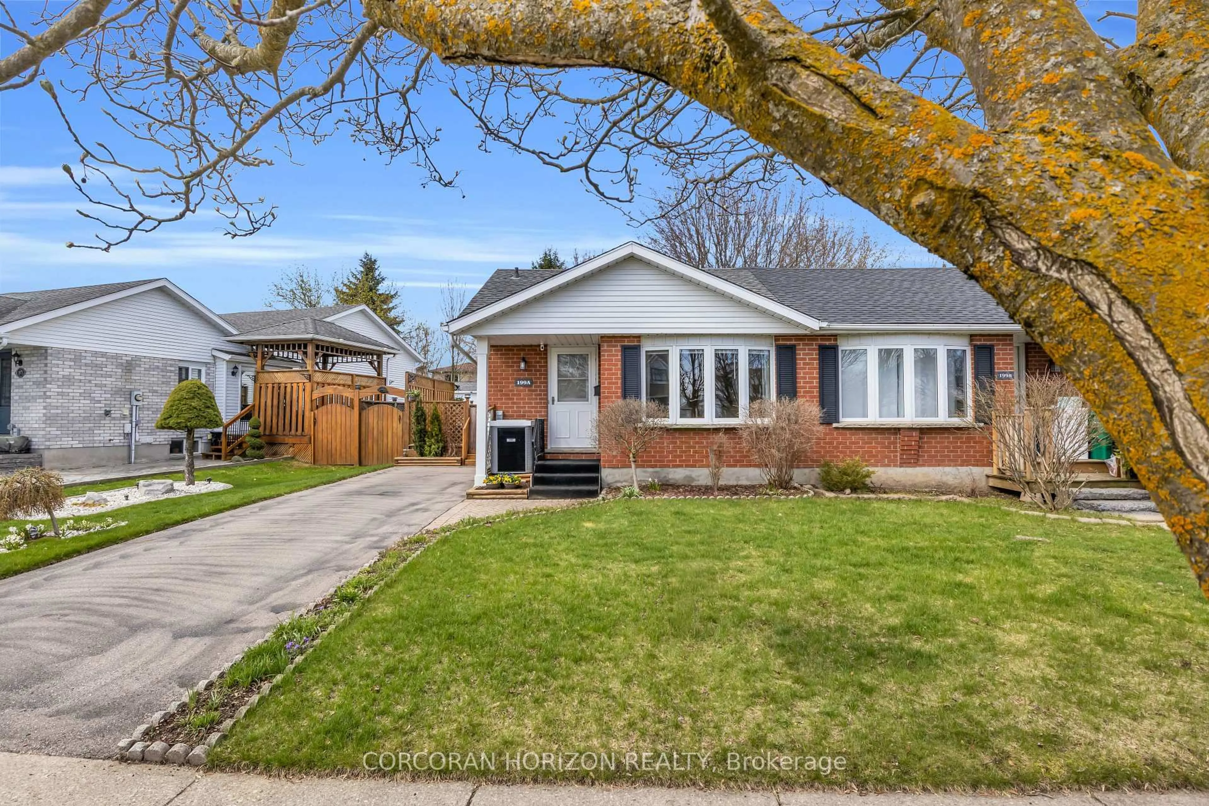 Home with brick exterior material, street for 199A Auburn Dr, Waterloo Ontario N2K 3T1