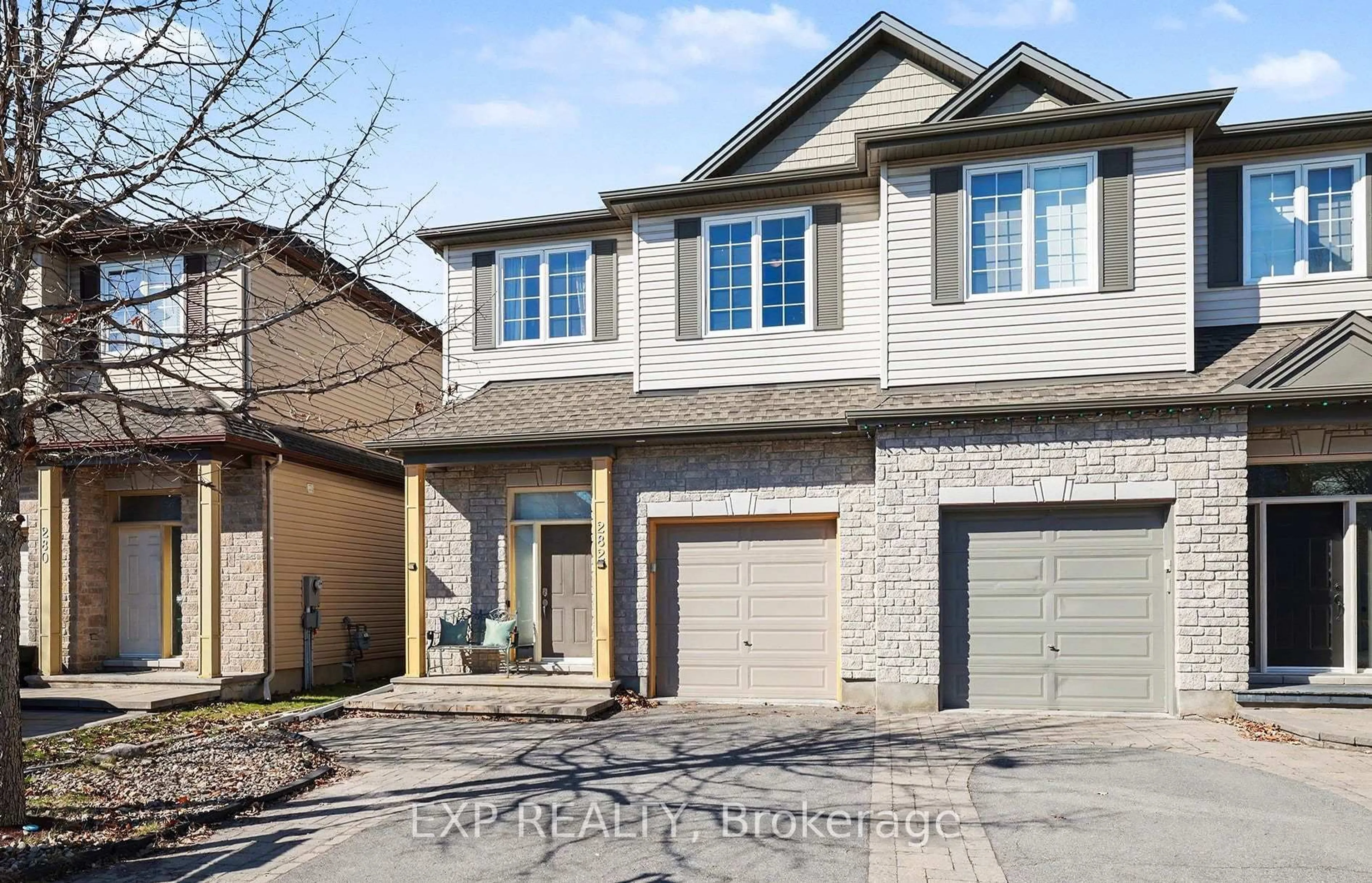 Home with brick exterior material, street for 282 Broxburn Cres, Ottawa Ontario K2J 0P1