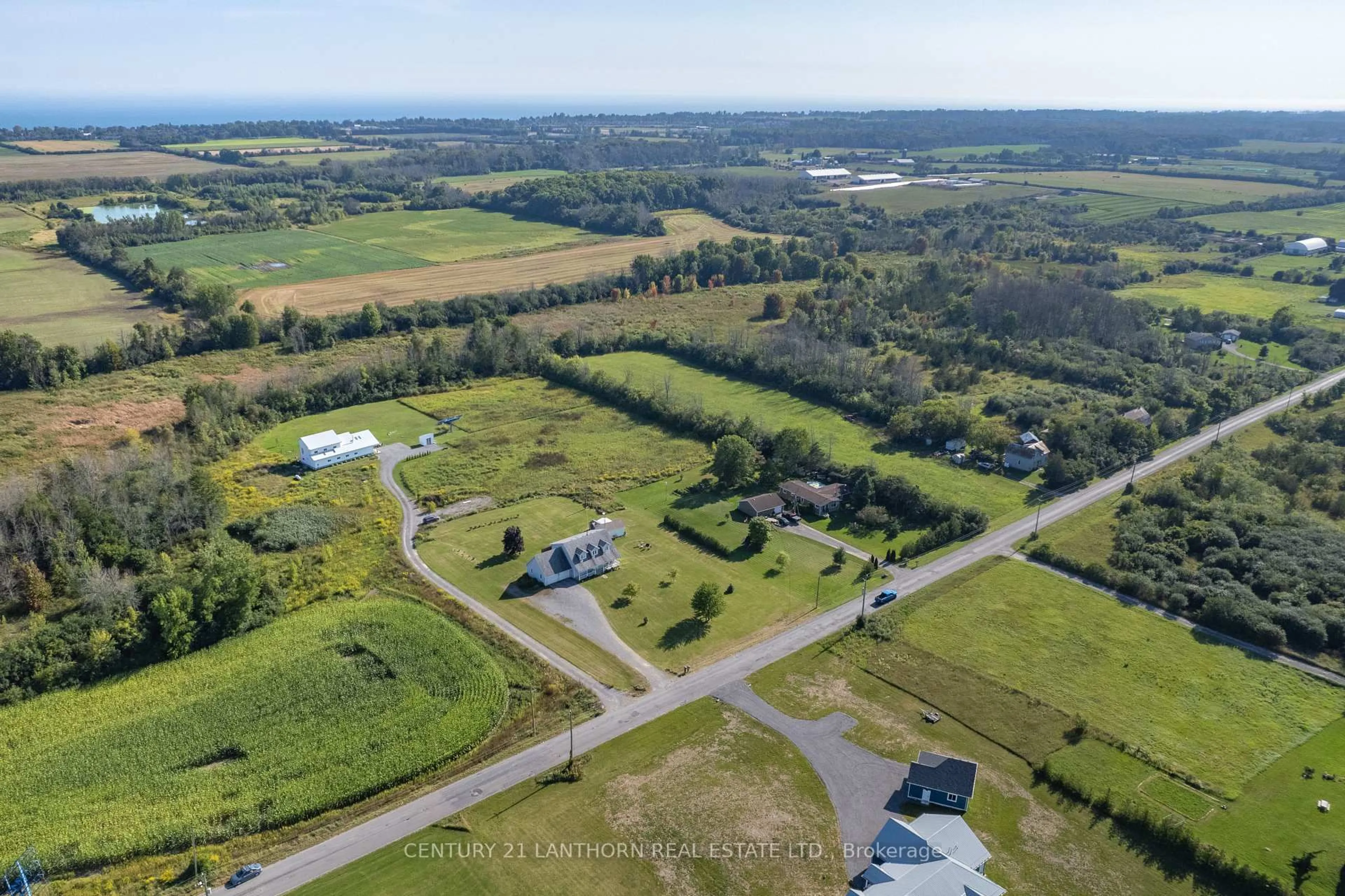 A pic from outside/outdoor area/front of a property/back of a property/a pic from drone, water/lake/river/ocean view for 79 SWAMP COLLEGE Rd, Prince Edward County Ontario K0K 2J0
