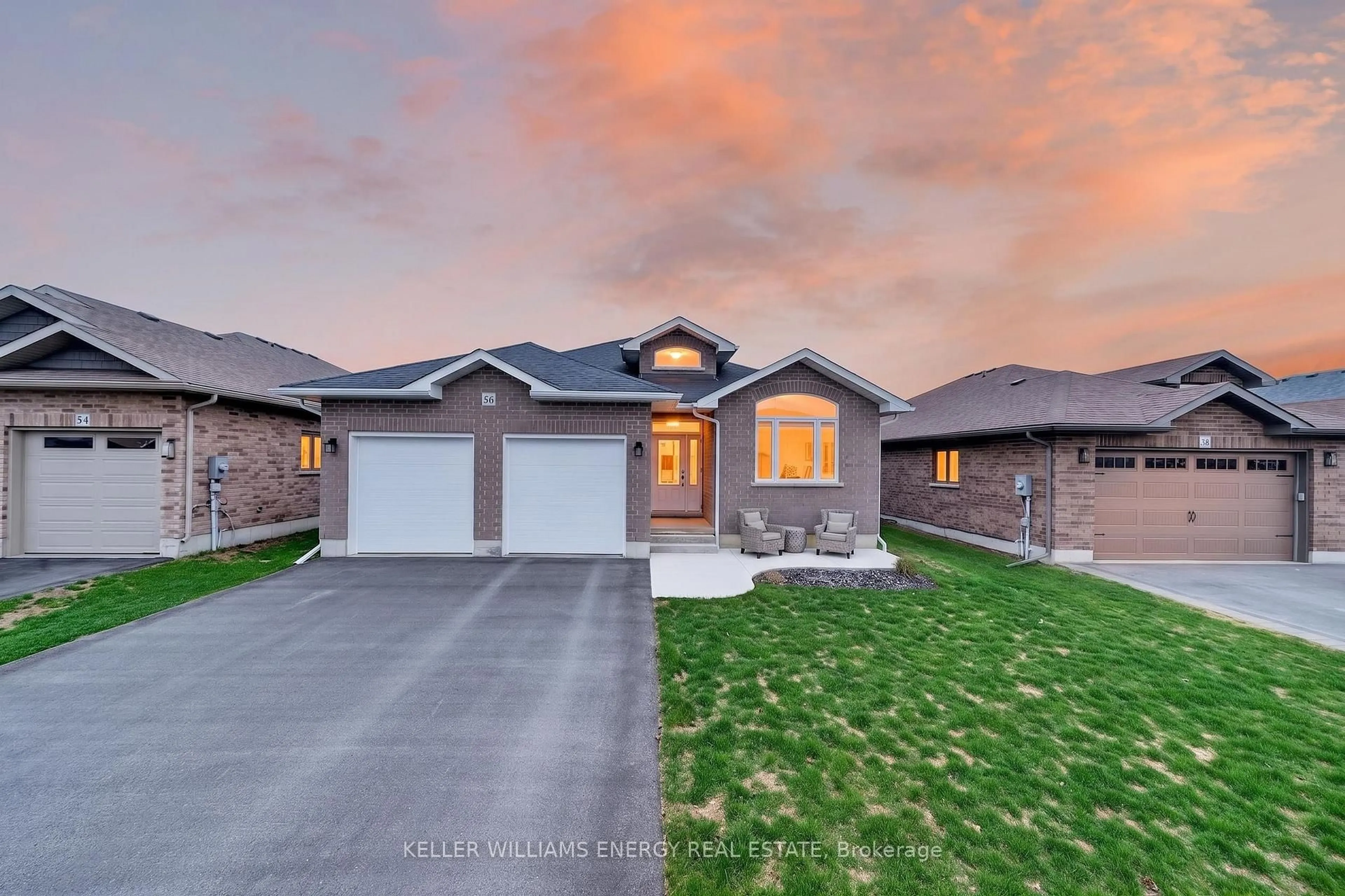 Home with brick exterior material, street for 56 Hummingbird Dr, Belleville Ontario K8N 0H7