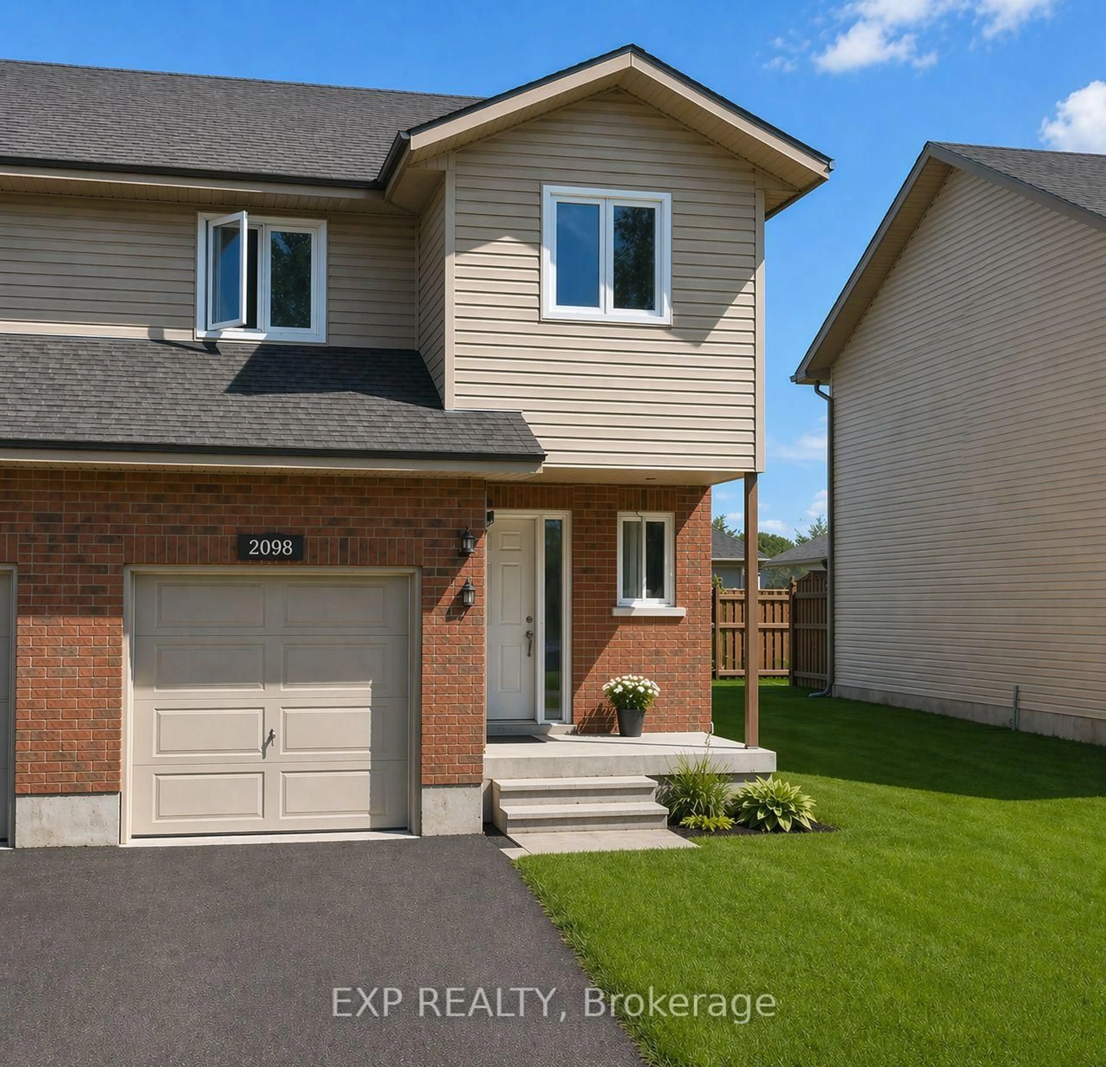 Home with brick exterior material, street for 2098 Sandstone Cres, Petawawa Ontario K8H 0B2