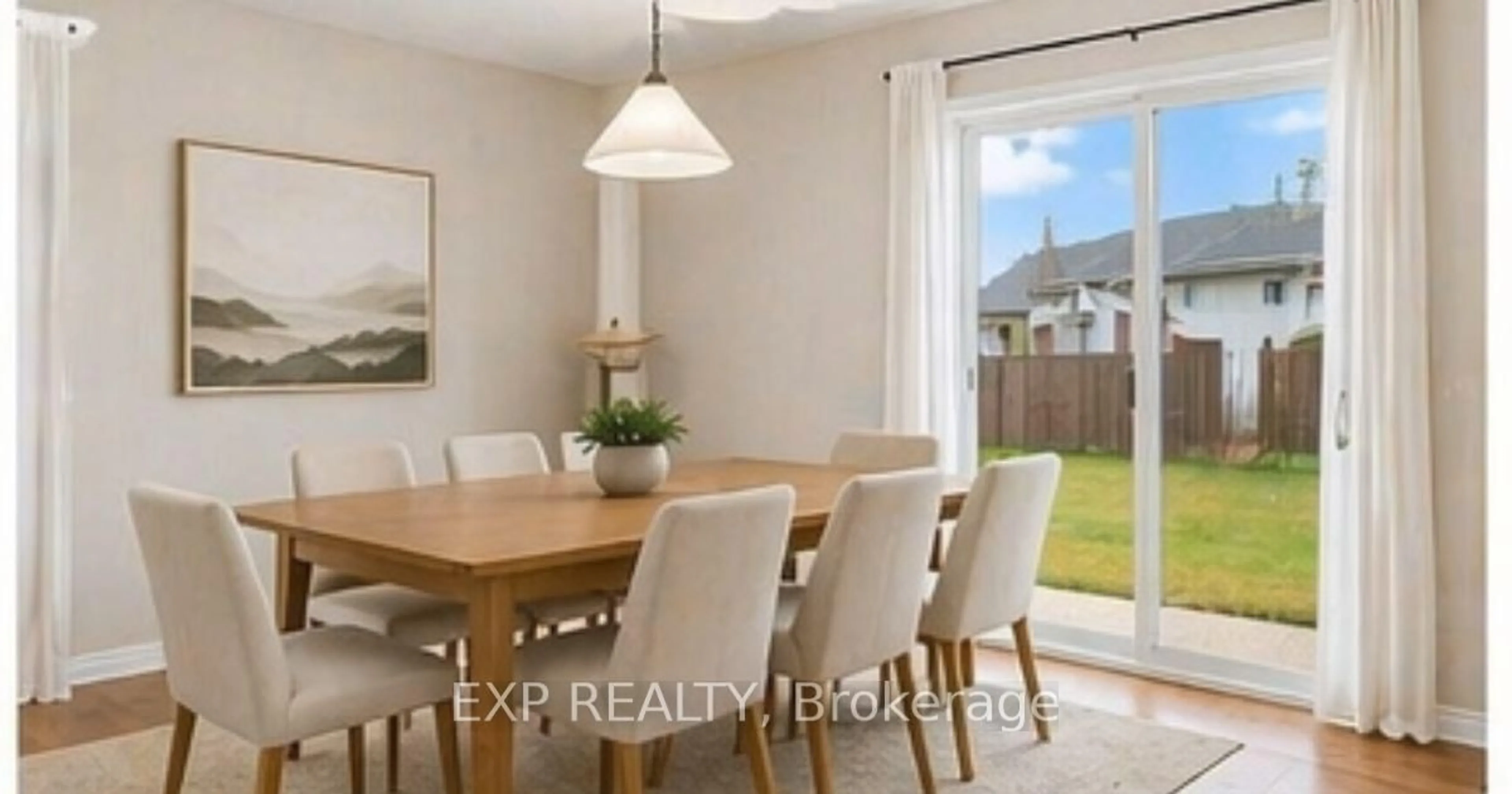 Dining room, wood/laminate floor for 2098 Sandstone Cres, Petawawa Ontario K8H 0B2