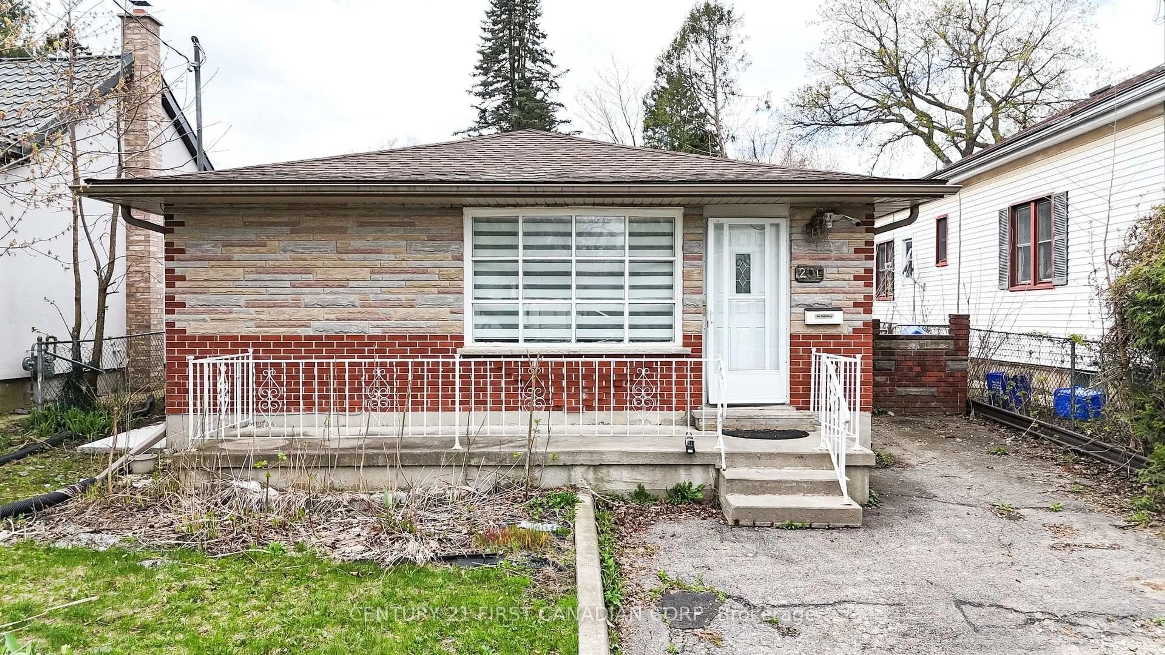 Home with brick exterior material, street for 201 Emerson Ave, London South Ontario N5Z 3L5