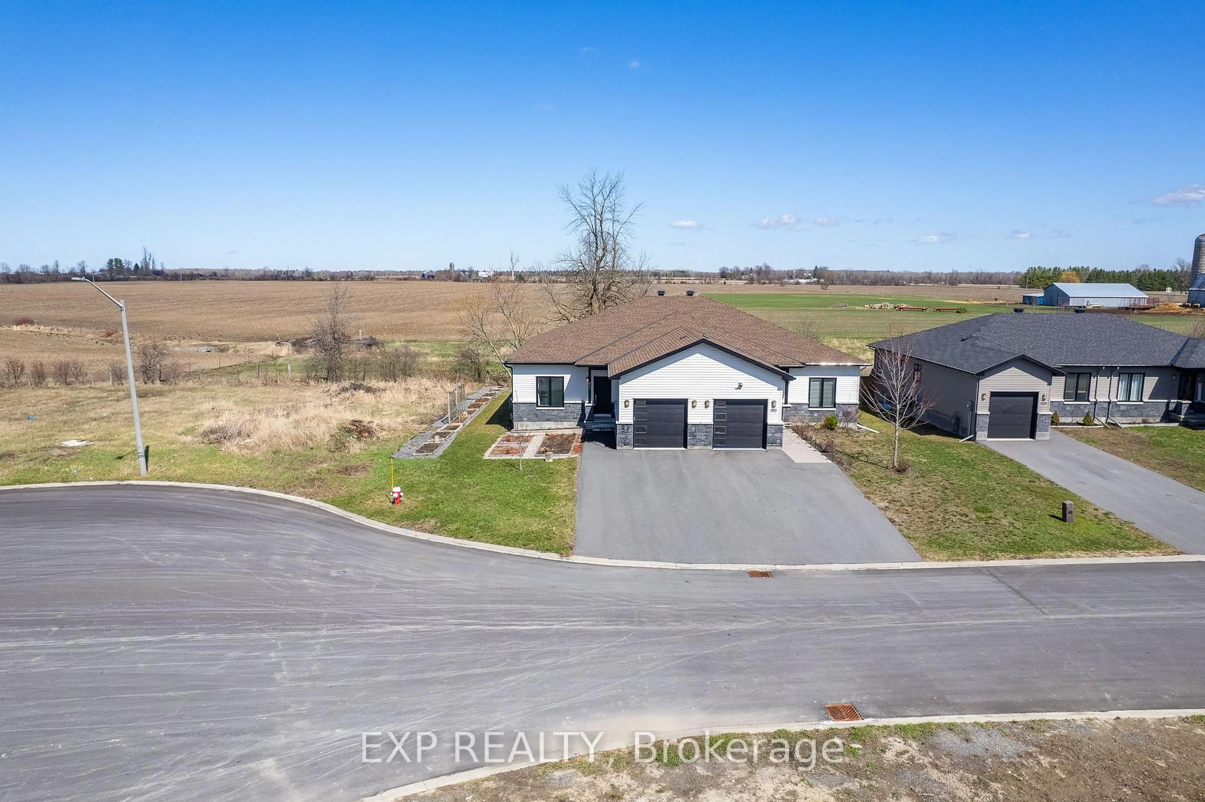 A pic from outside/outdoor area/front of a property/back of a property/a pic from drone, unknown for 451 Lancaster Lane, North Dundas Ontario K0C 2K0