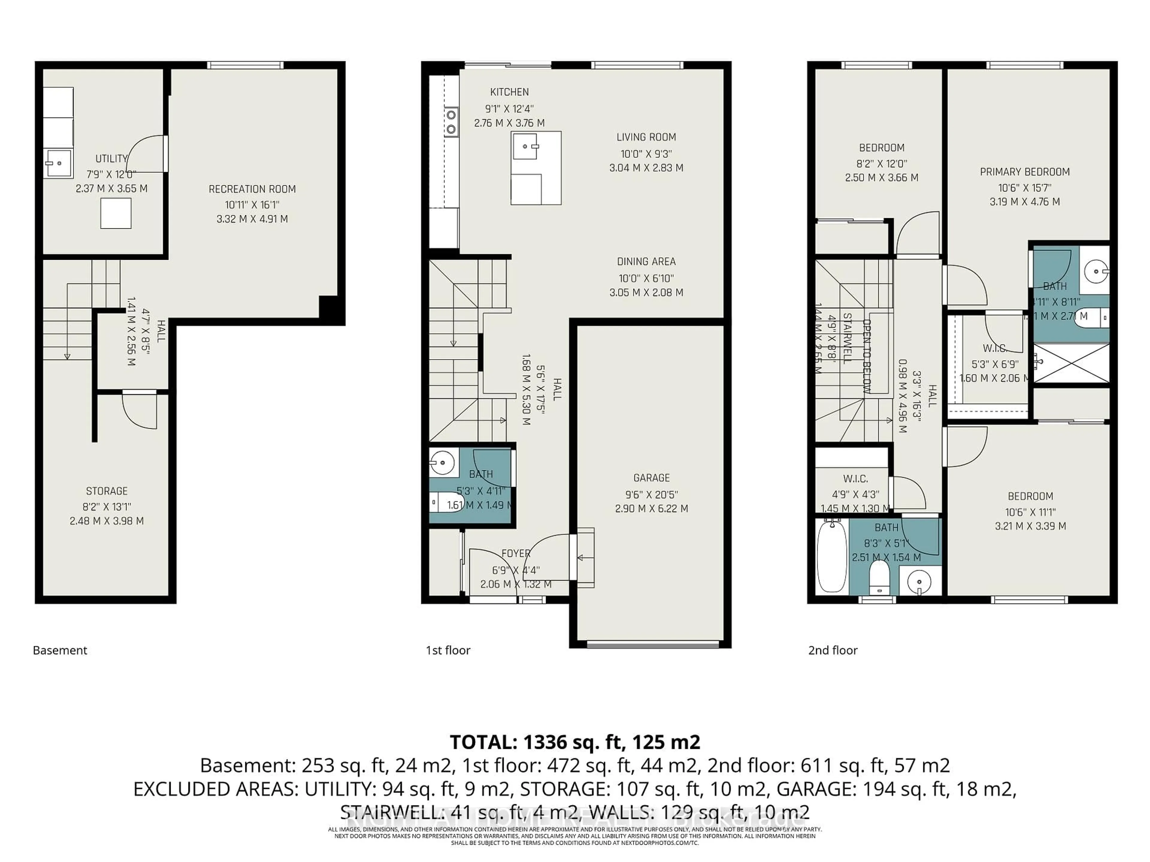 Floor plan for 112 Attwell Private, Kanata Ontario K2K 0H7