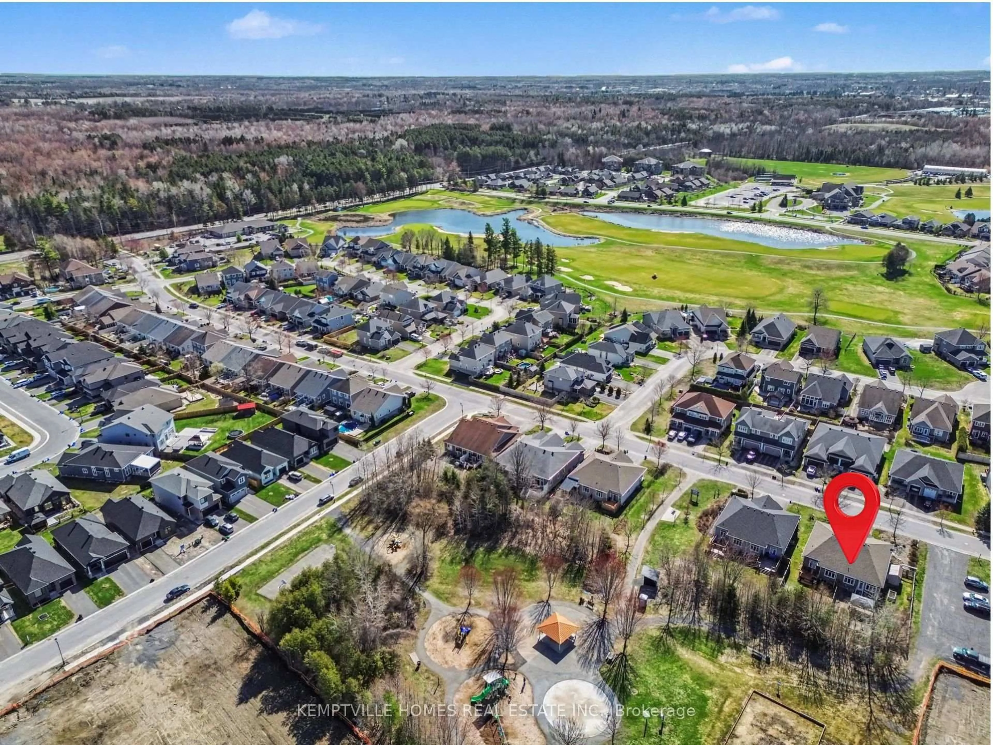 A pic from outside/outdoor area/front of a property/back of a property/a pic from drone, unknown for 171 Royal Landing Gate, North Grenville Ontario K0G 1J0