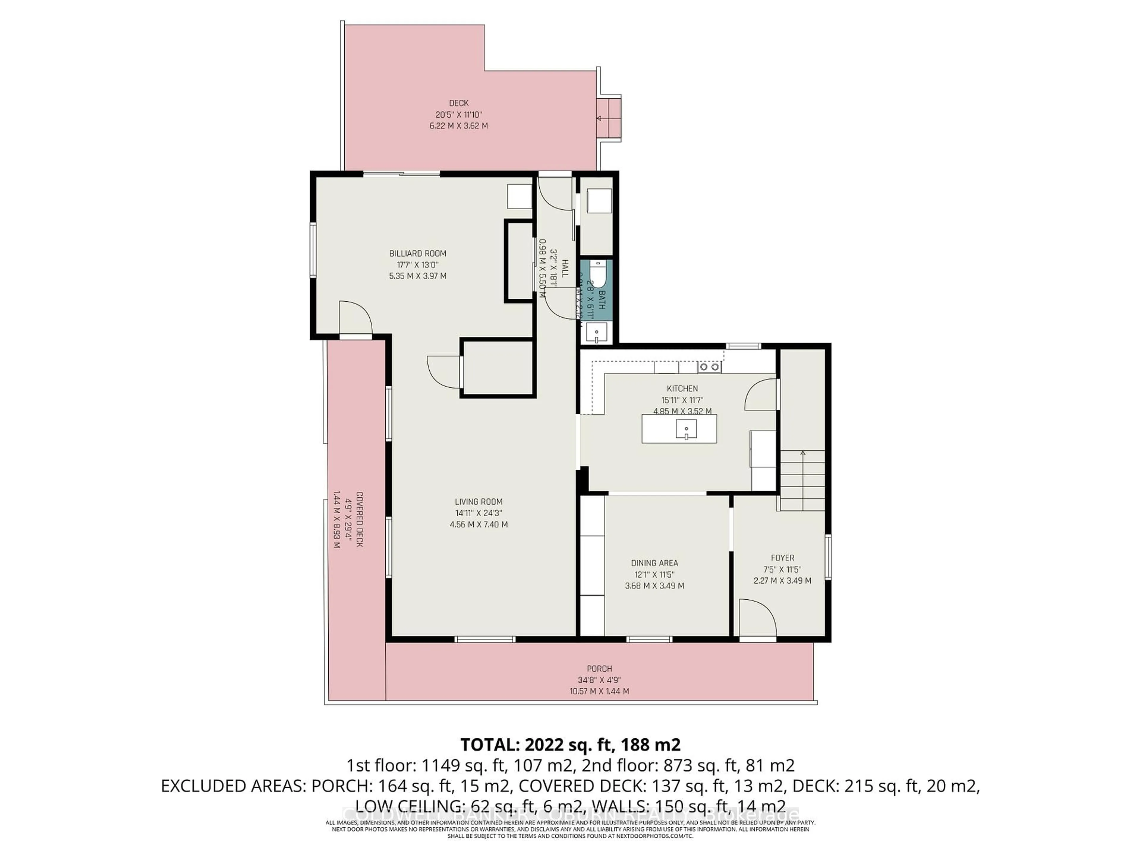Floor plan for 278 County Rd 29 Rd, Elizabethtown-Kitley Ontario K0E 1Y0