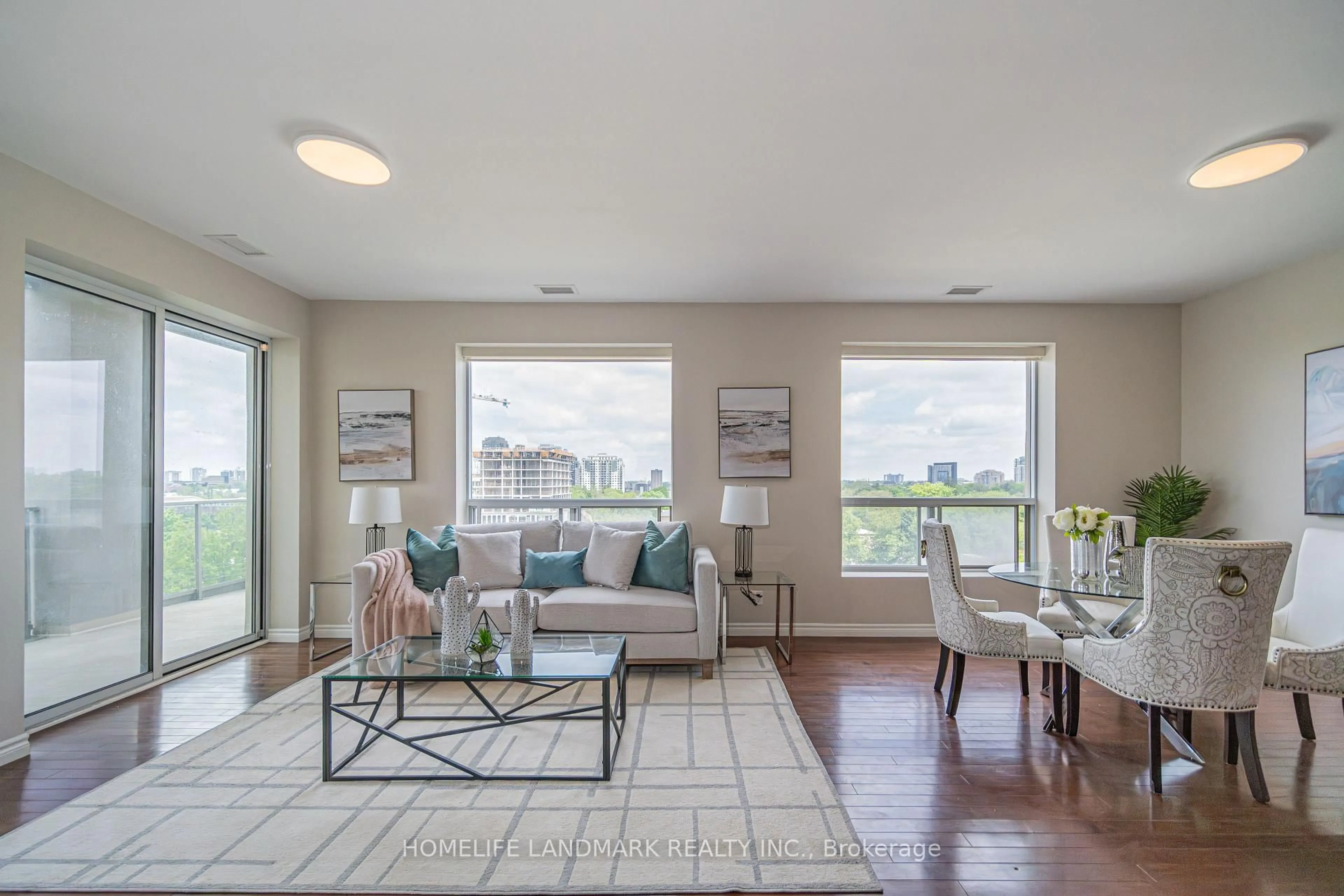 Living room with furniture, unknown for 223 Erb St #501, Waterloo Ontario N2L 0B3