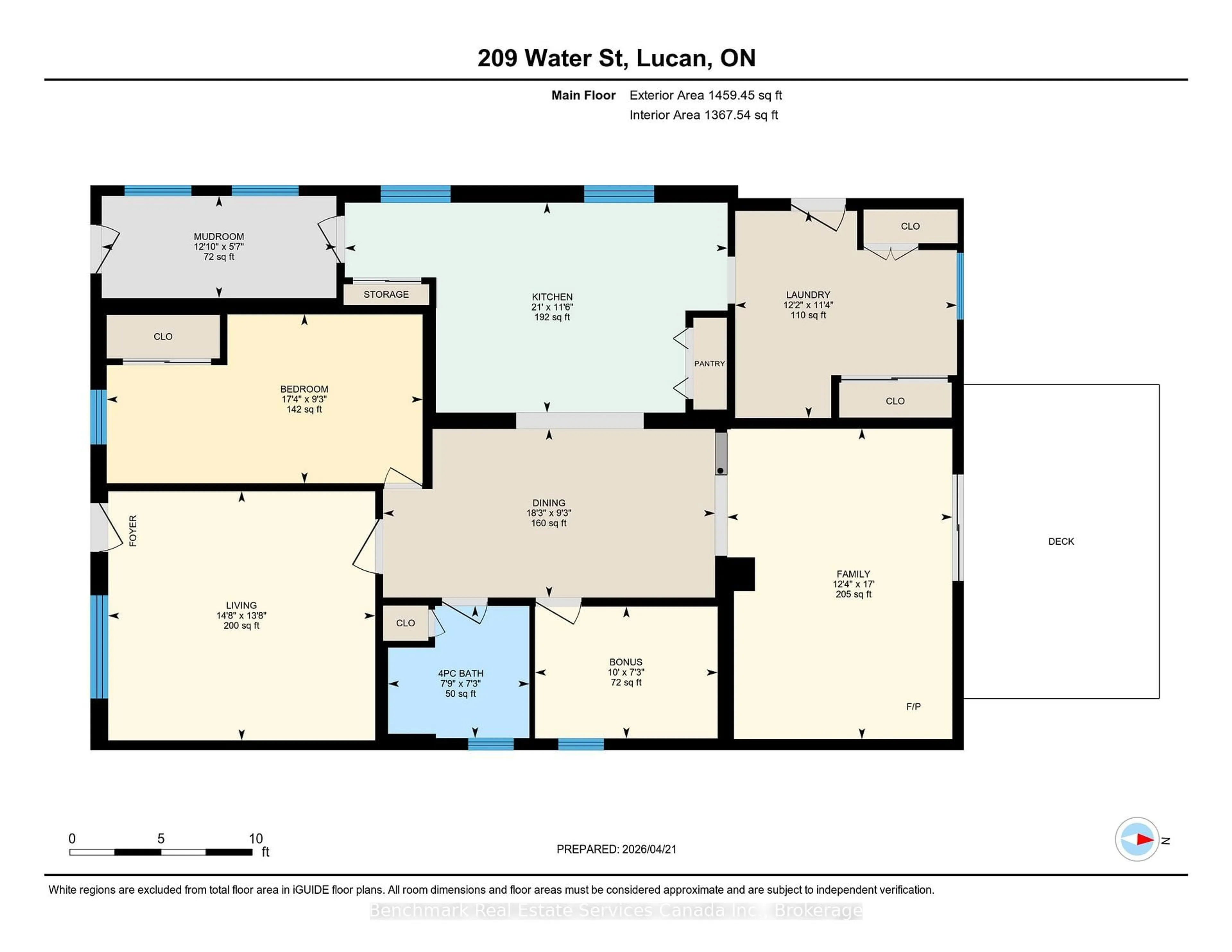 Floor plan for 209 Water St, Lucan Biddulph Ontario N0M 2J0