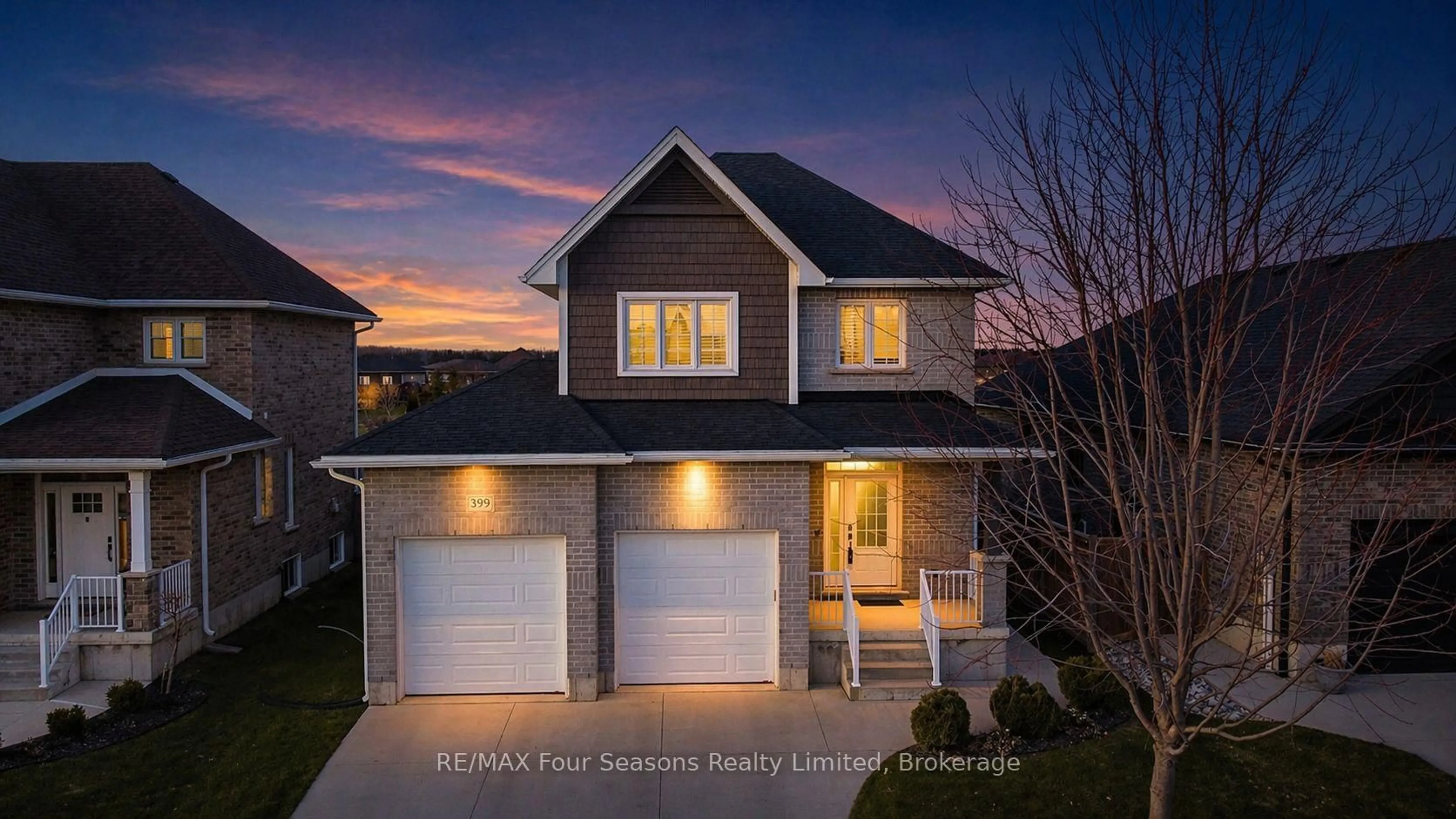 Home with vinyl exterior material, street for 399 Devonshire Rd, Saugeen Shores Ontario N0H 2C6