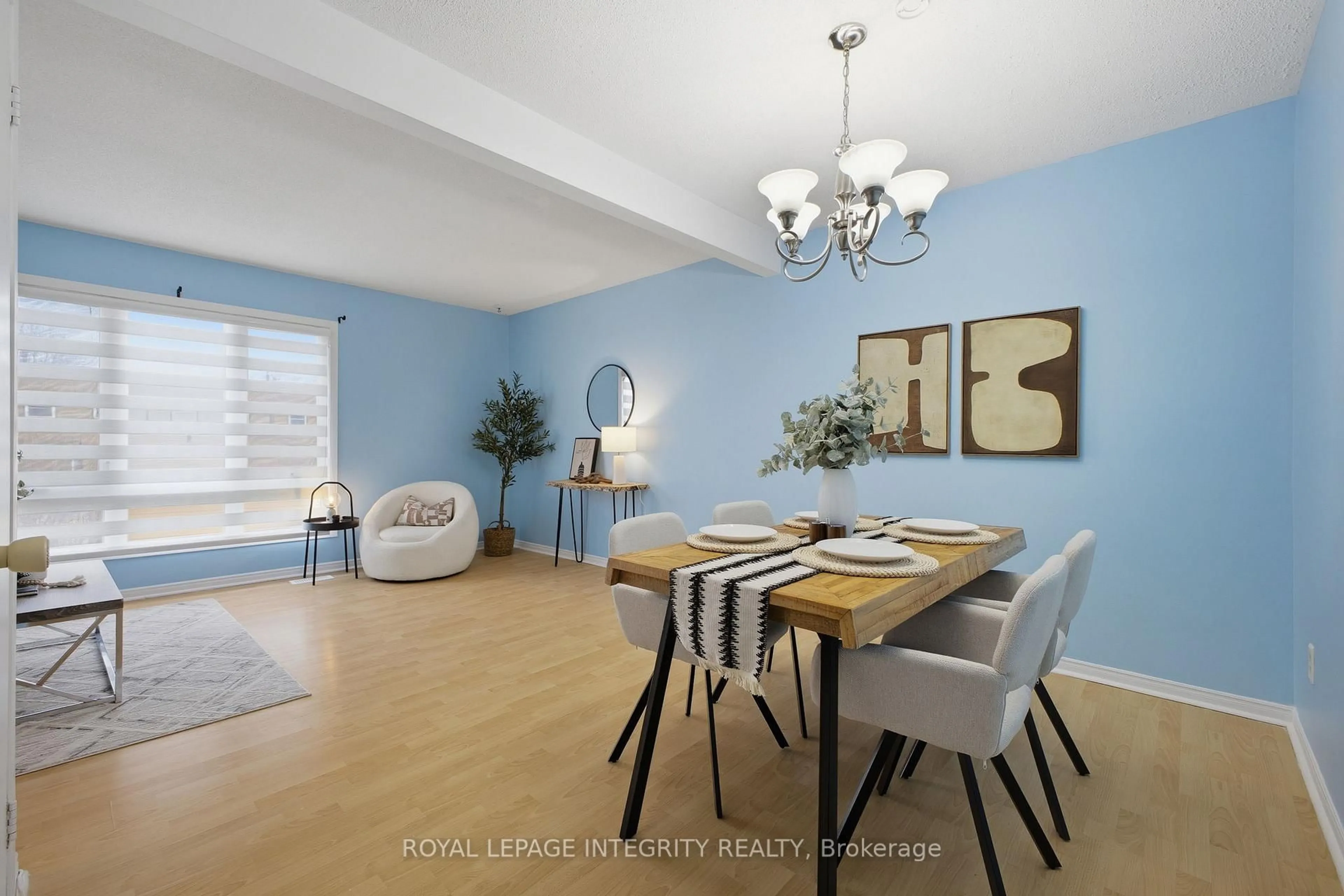 Dining room, wood/laminate floor for 1758 Trappist Lane #42, Ottawa Ontario K1C 1X8